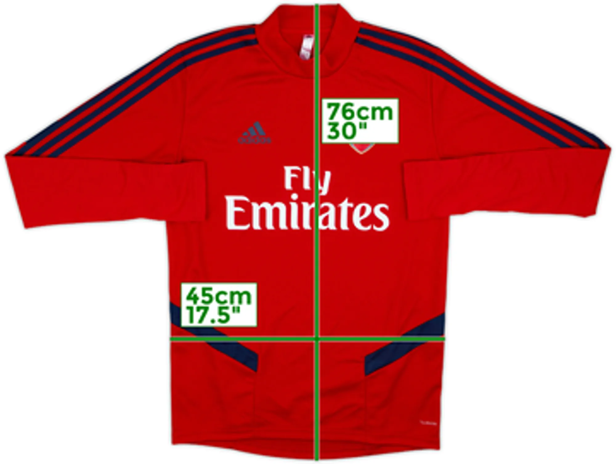 2019-20 Arsenal Nike 1/4 Zip Training Top - 9/10 - (S)