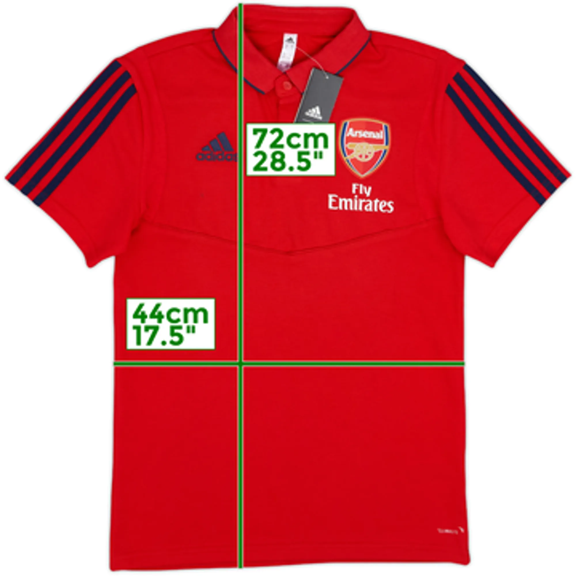 2019-20 Arsenal adidas Polo Shirt (XS)