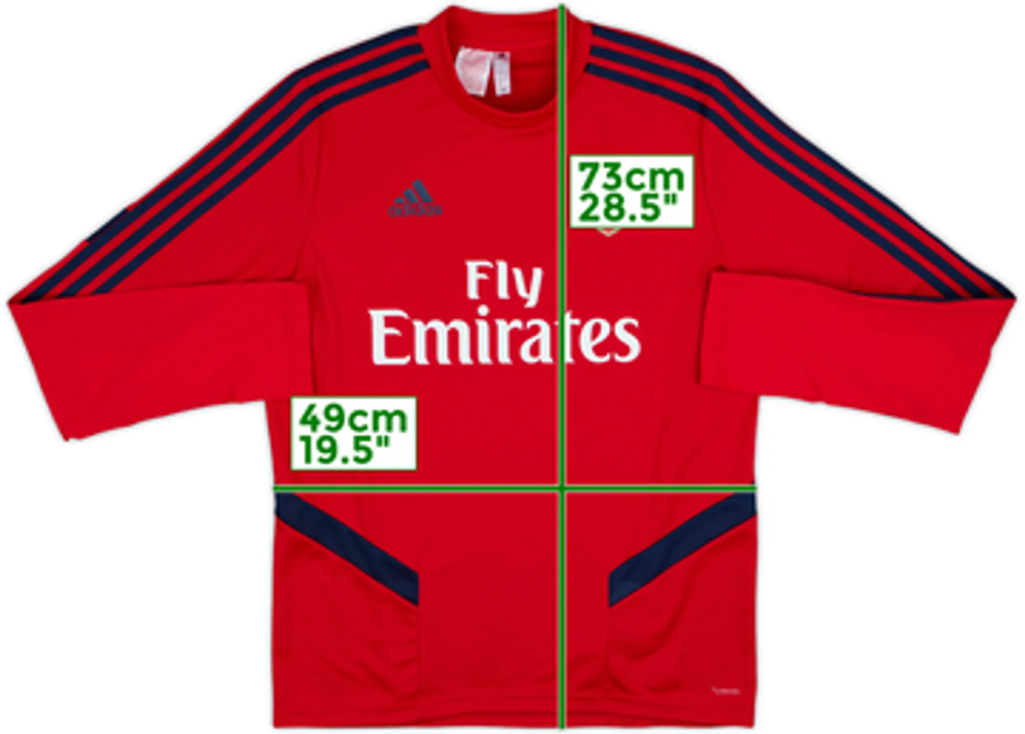 2019-20 Arsenal adidas Sweat Top - 10/10 - (XL.Boys)