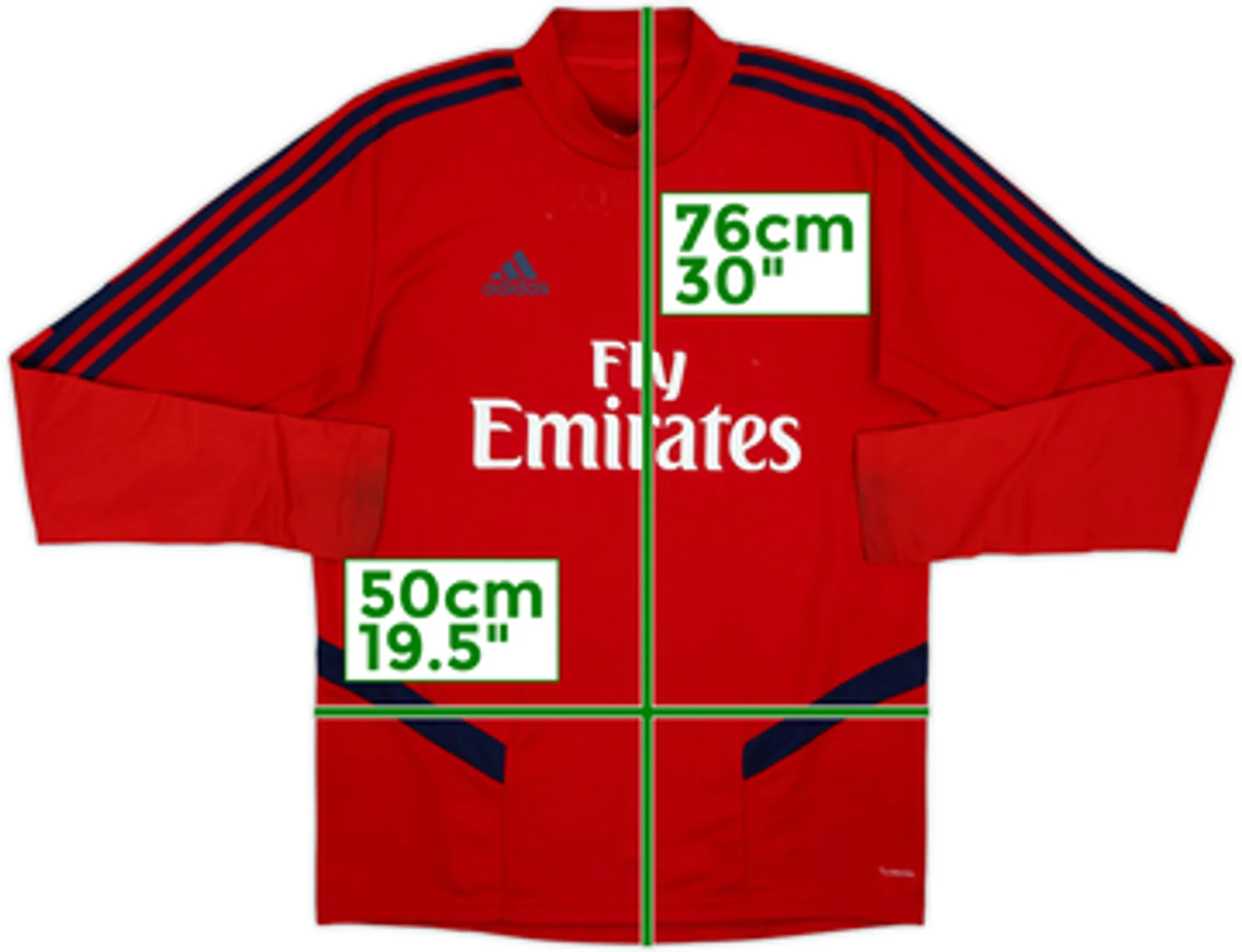 2019-20 Arsenal adidas Sweat Top - 5/10 - (M)
