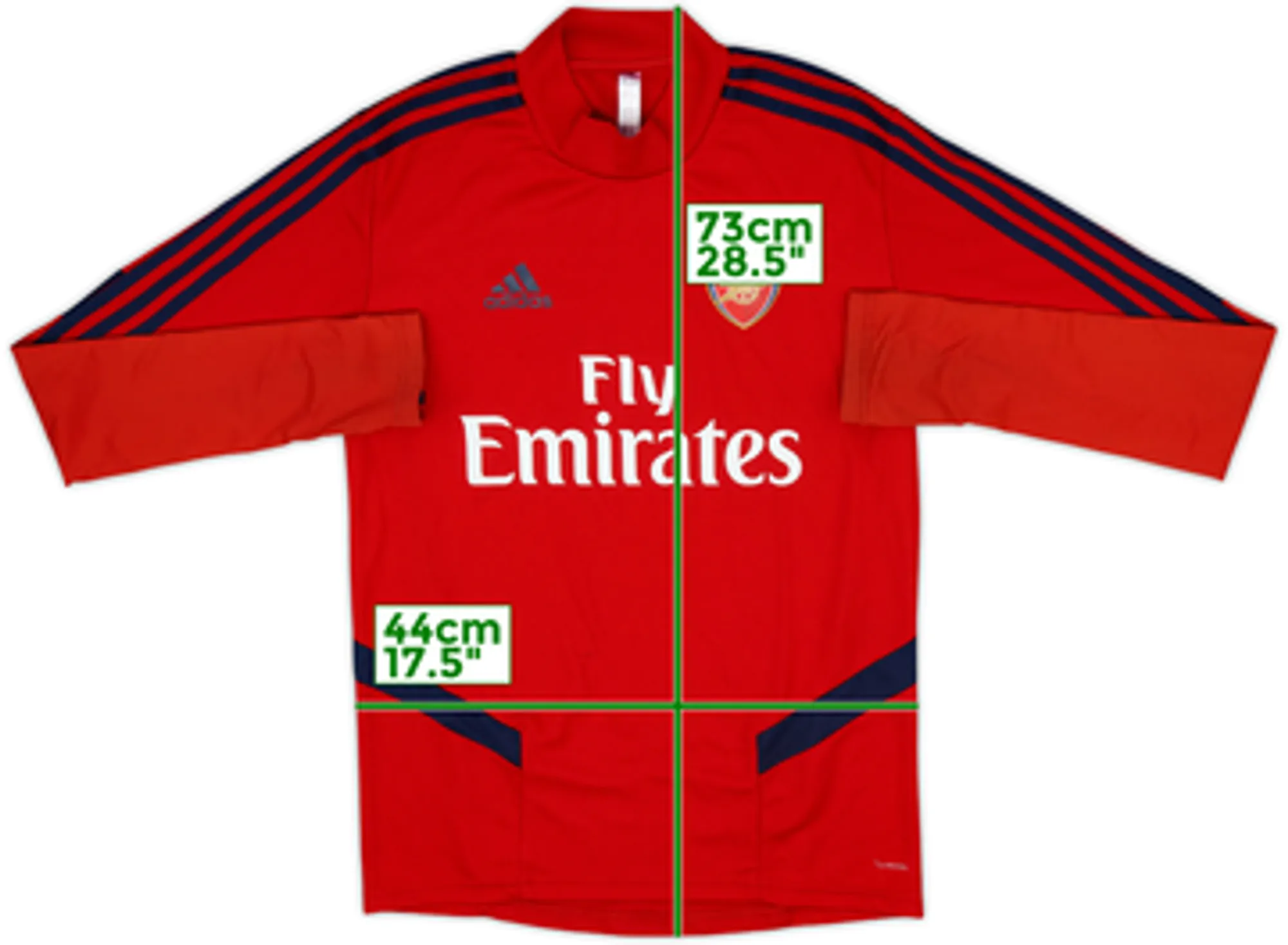 2019-20 Arsenal adidas Sweat Top - 8/10 - (L)