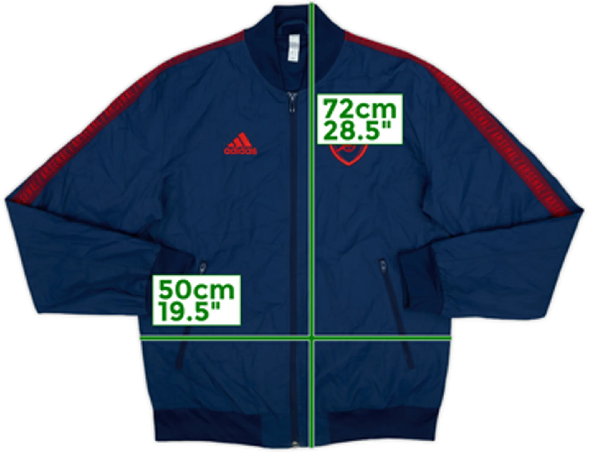 2019-20 Arsenal adidas Track Jacket - 8/10 - (S)