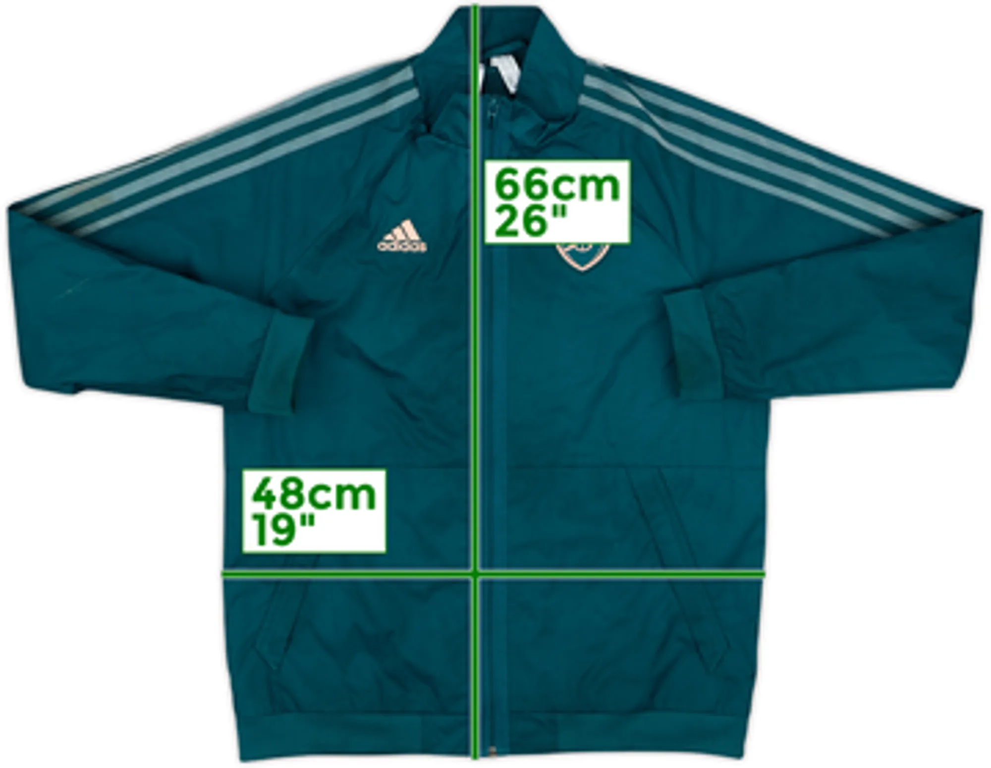 2020-21 Arsenal adidas Track Jacket - 5/10 - (S)