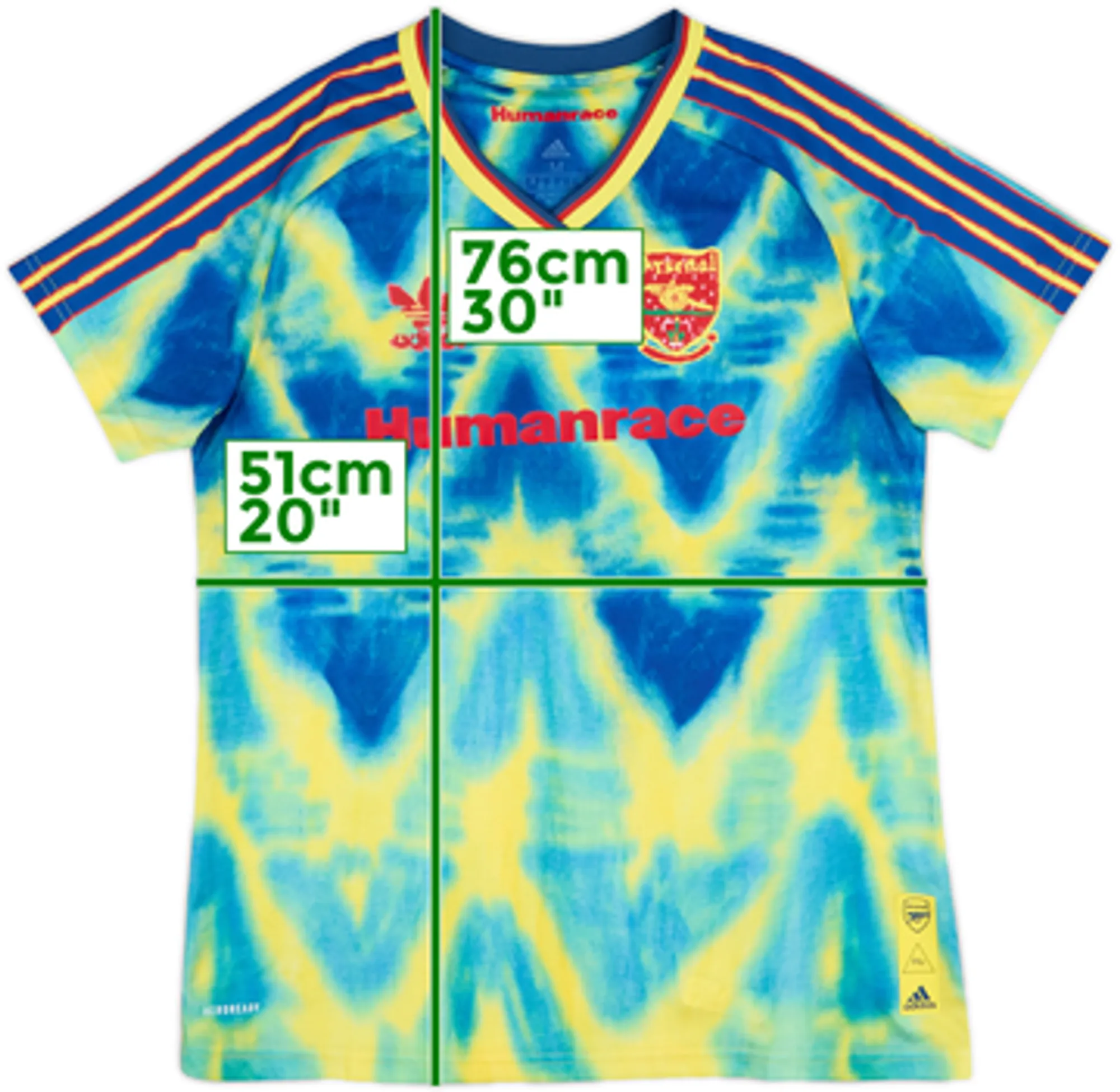 2020-21 Arsenal adidas x Humanrace Fourth Shirt - 10/10 - (Women's M)