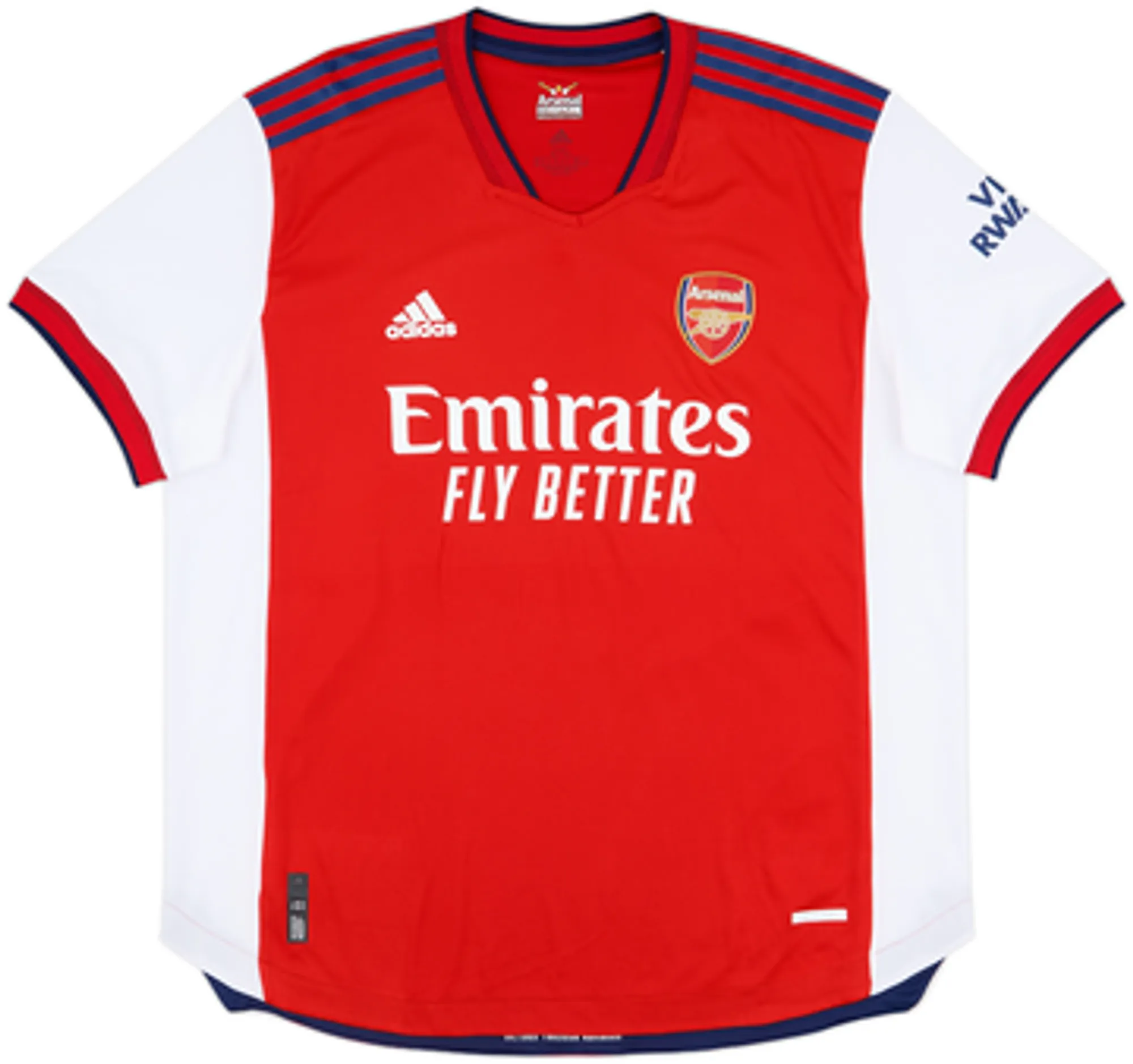 2021-22 Arsenal Authentic Home Shirt Odegaard #8 - 8/10 - (M)