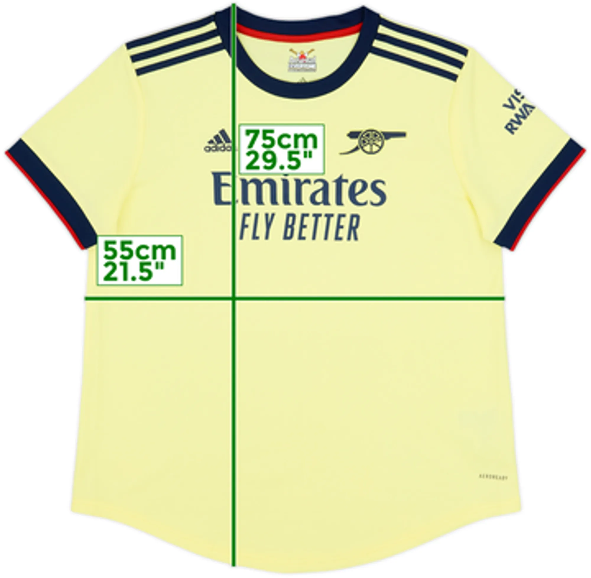 2021-22 Arsenal Away Shirt - 10/10 - (Women's XL)