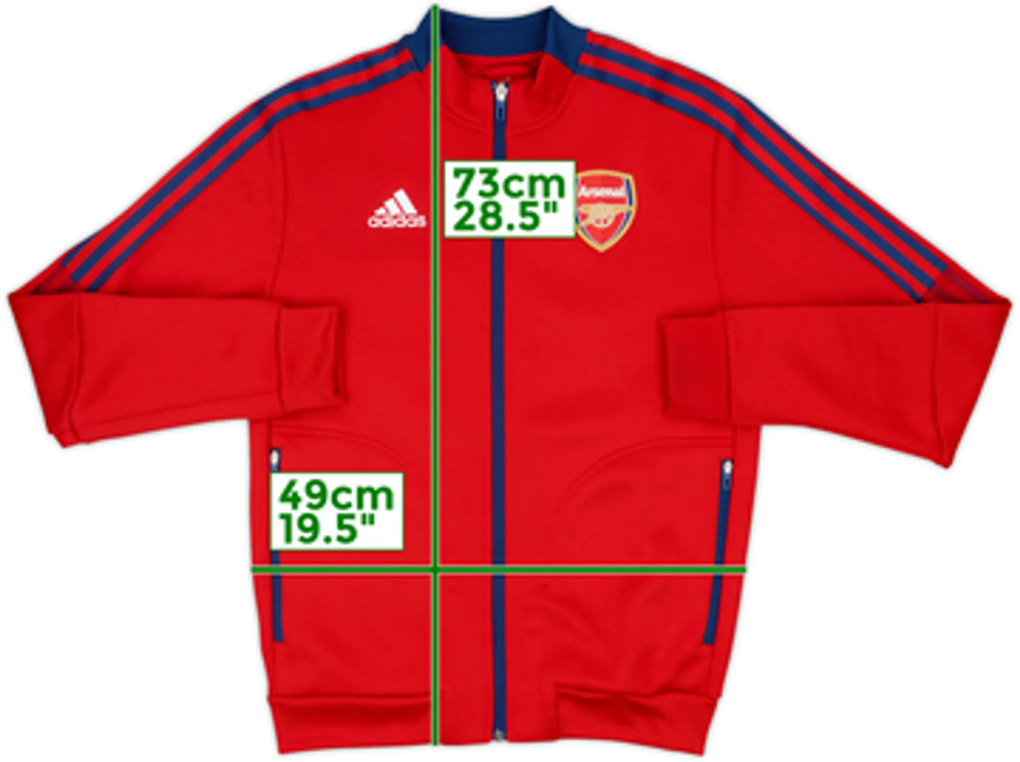 2021-22 Arsenal adidas Track Jacket - 9/10 - (S)
