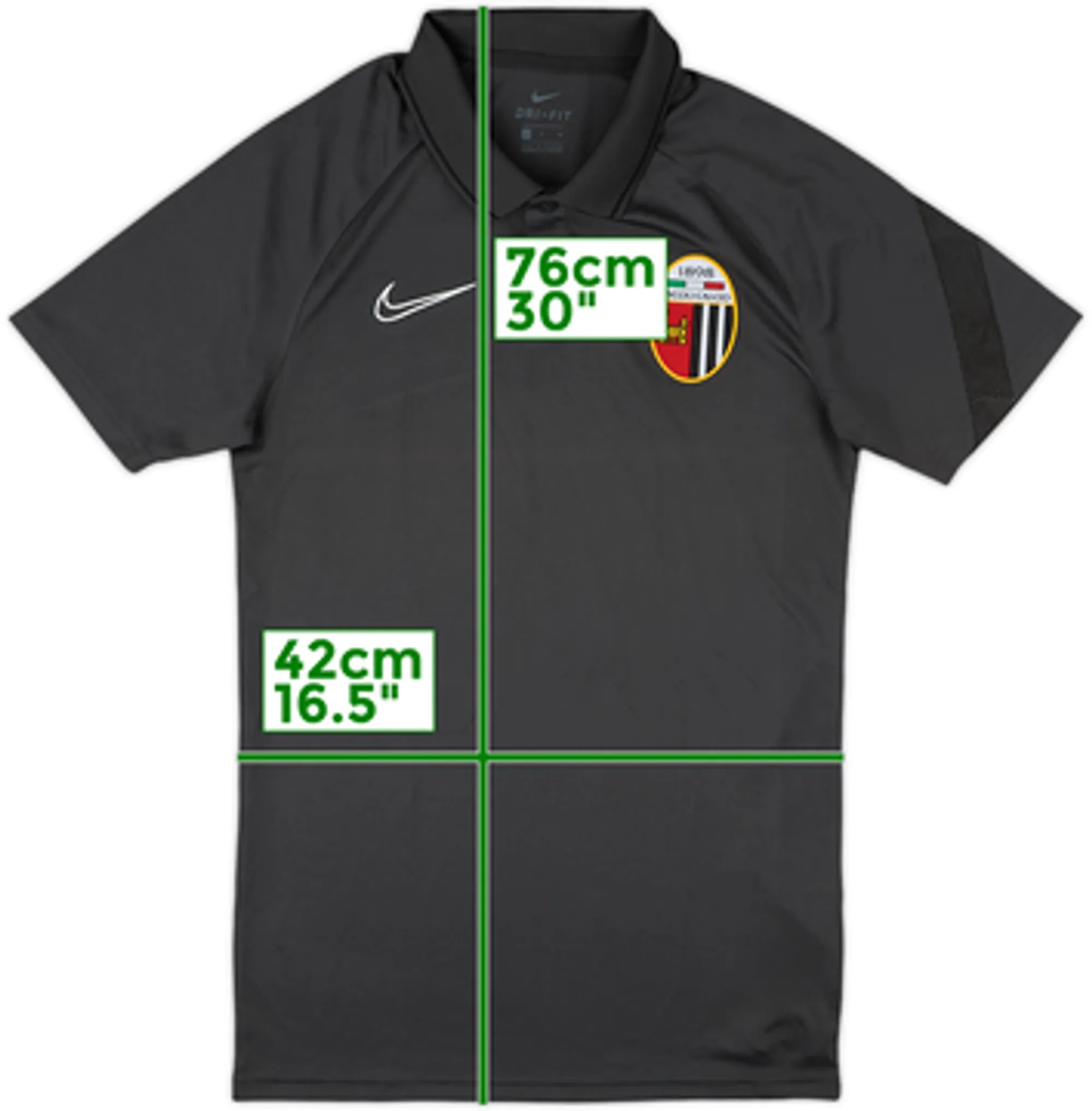 2020-21 Ascoli Nike Polo Shirt - 10/10 - (S)
