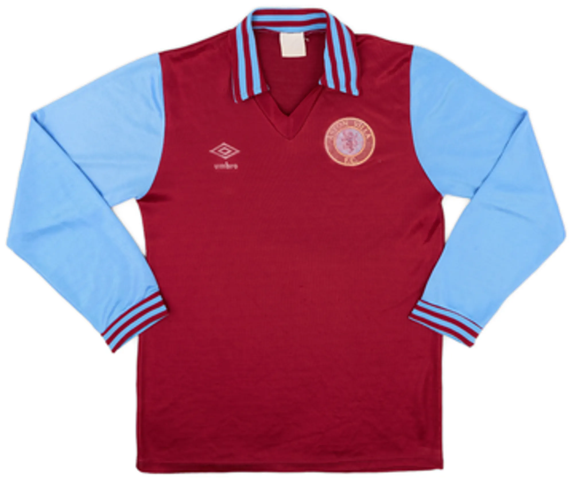1976-81 Aston Villa Home L/S Shirt - 5/10 - (S)
