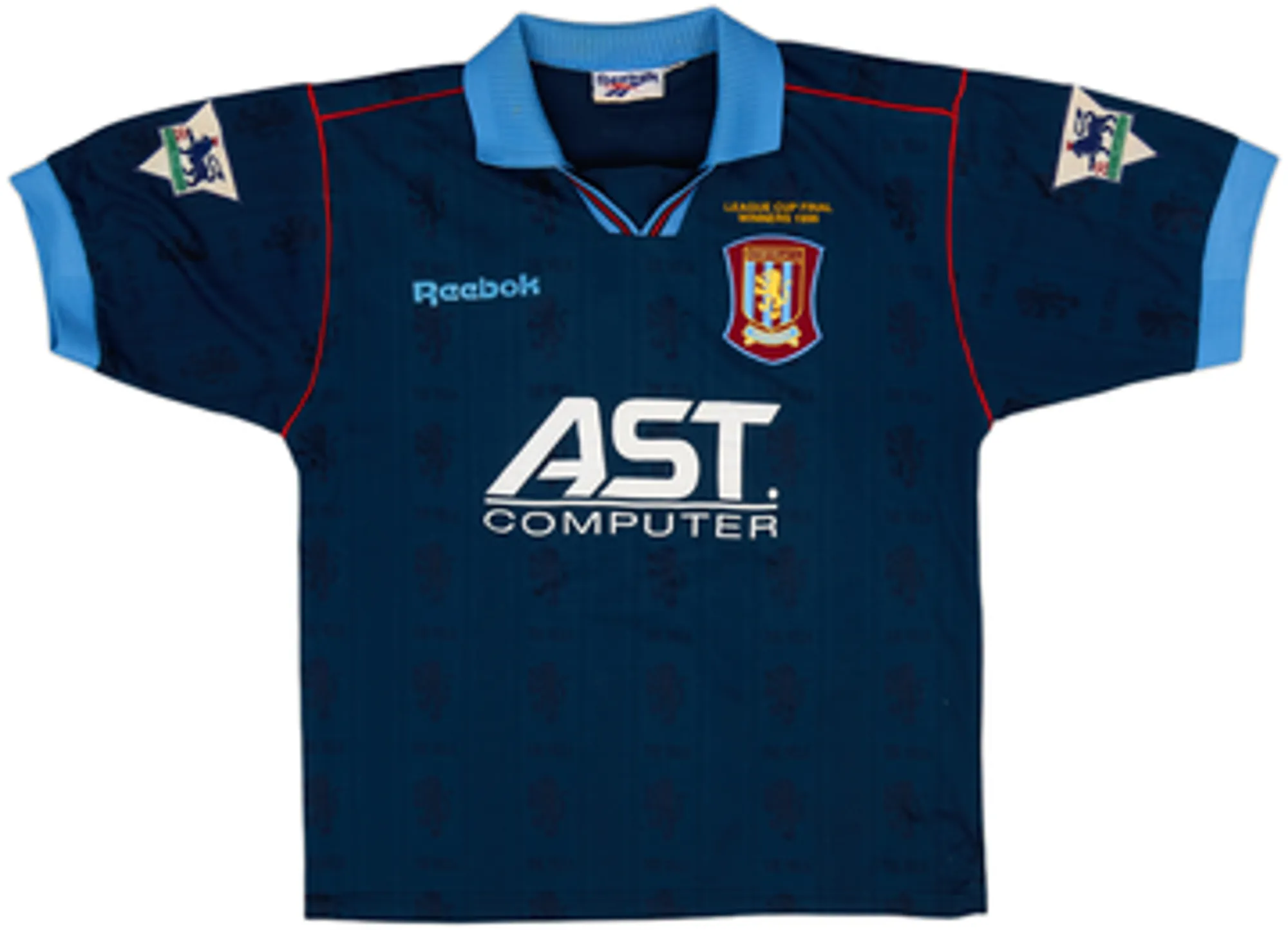 1995-97 Aston Villa Away Full Kit Yorke #18 - 9/10 - (S)