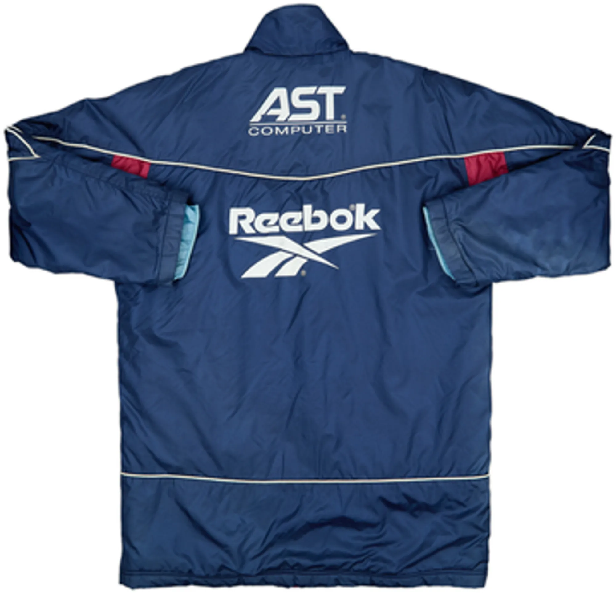 1997-98 Aston Villa Reebok Padded Bench Coat - 8/10 - (M)