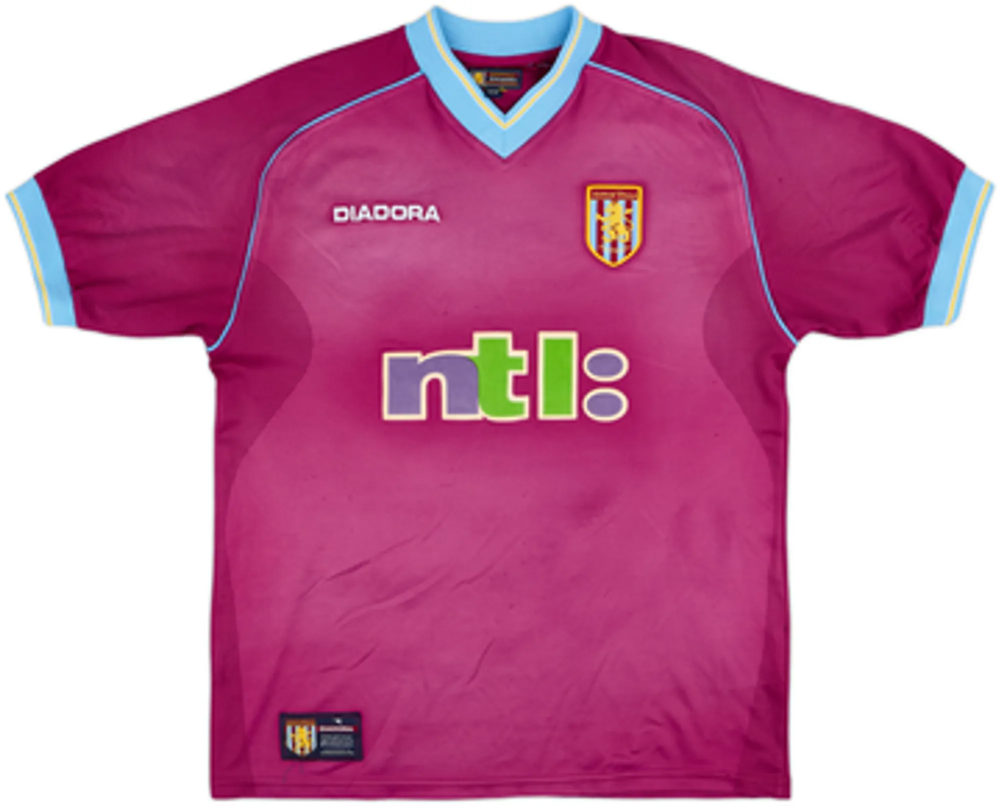2001-02 Aston Villa Home Shirt Ginola #14 - 5/10 - (S)