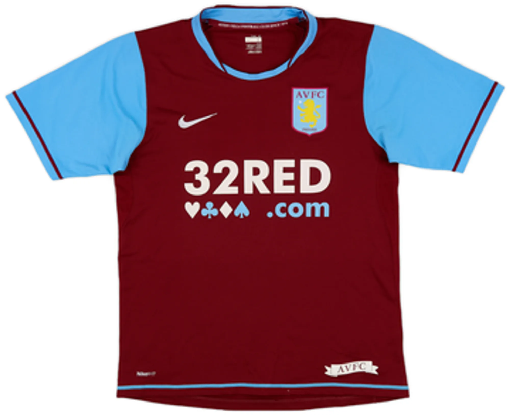 2007-08 Aston Villa Home Shirt - 4/10 - (M)