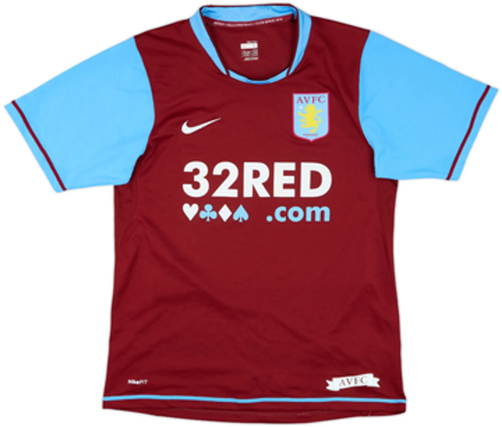 2007-08 Aston Villa Home Shirt Petrov #19 - 8/10 - (S)