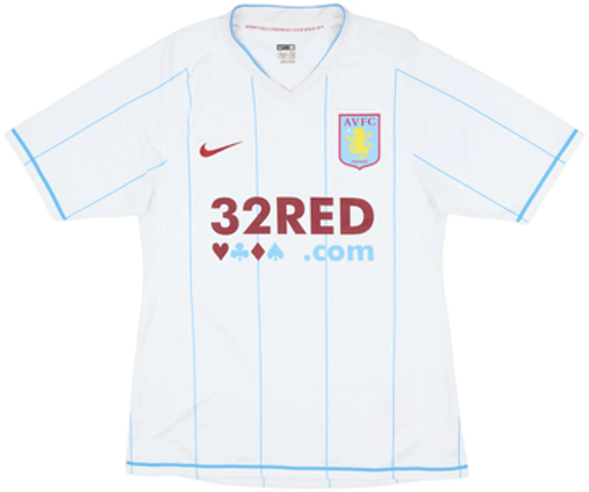 2007-08 Aston Villa Player Issue Away Shirt Carew #10 - 7/10 - (M)