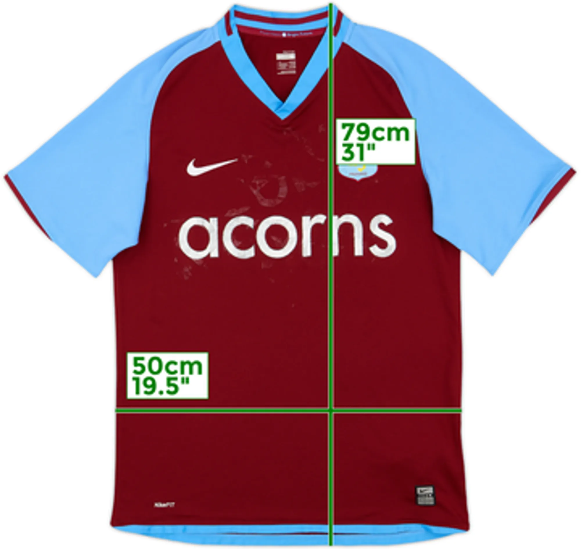 2008-09 Aston Villa Home Shirt - 4/10 - (S)