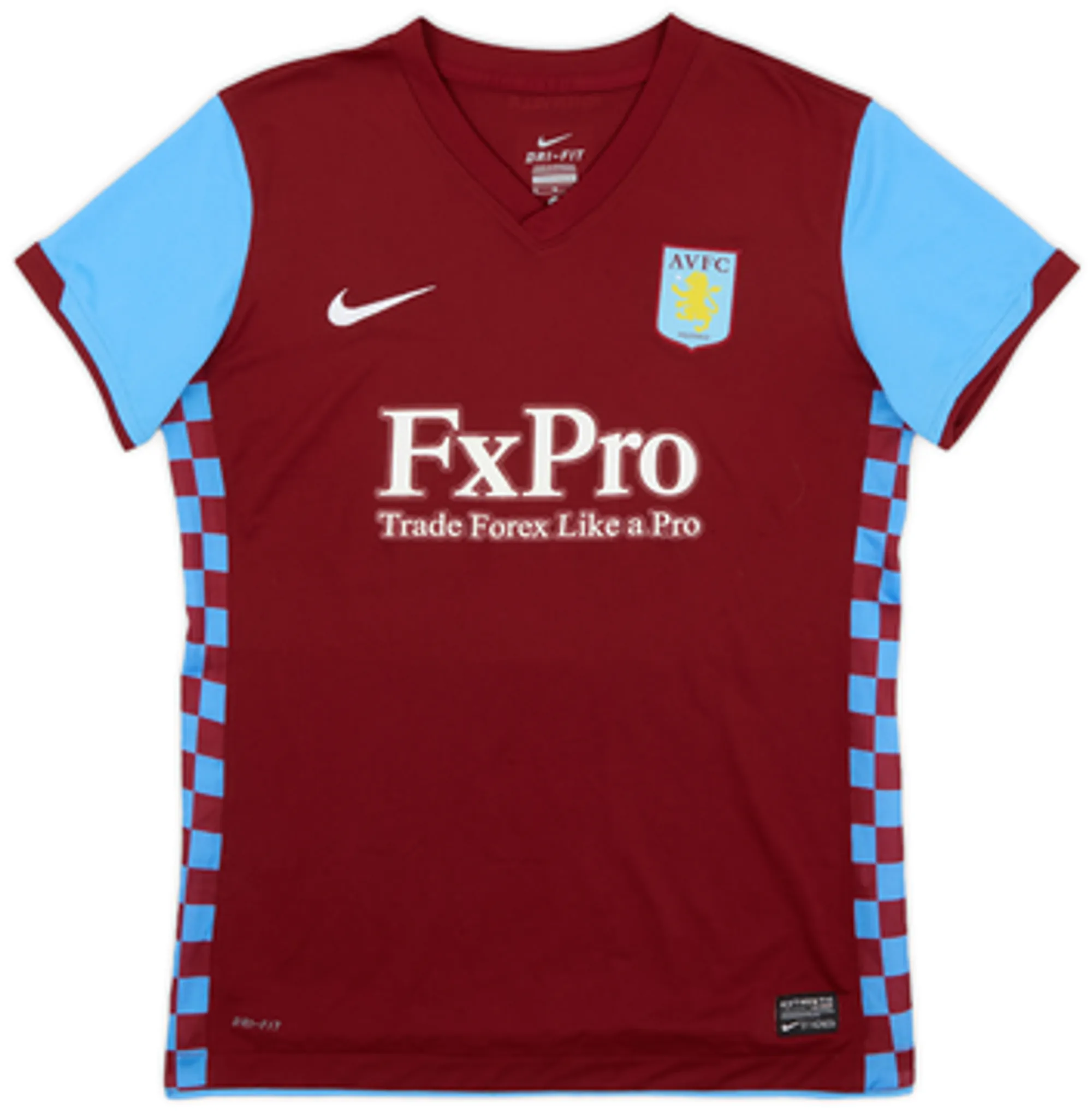 2010-11 Aston Villa Home Shirt - 8/10 - (Women's L)