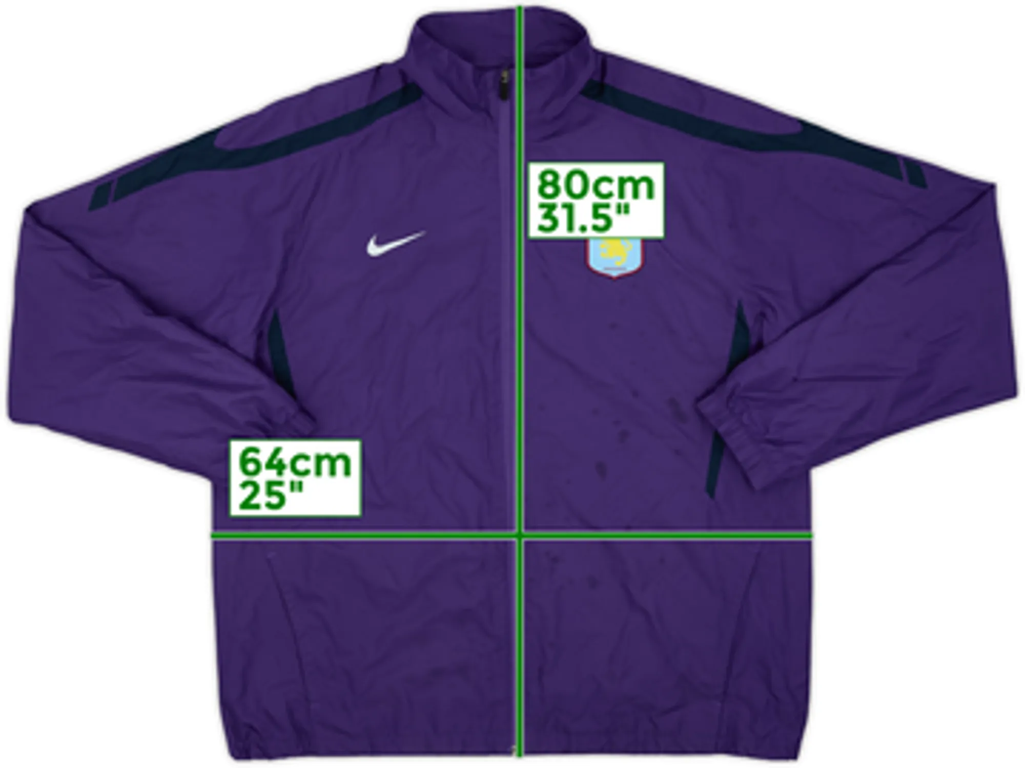 2010-11 Aston Villa Nike Track Jacket - 6/10 - (XL)