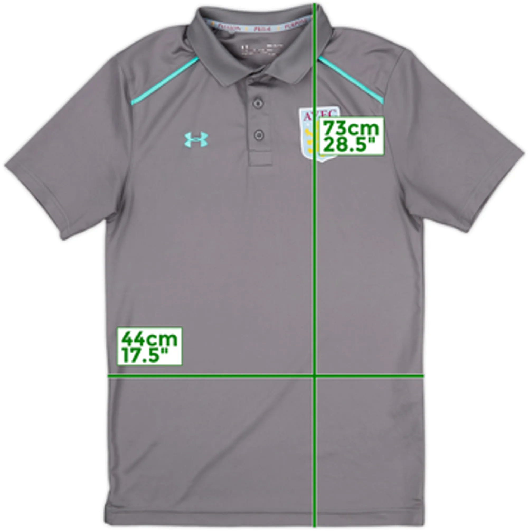 2016-17 Aston Villa Under Armour Polo Shirt - 9/10 - (S)