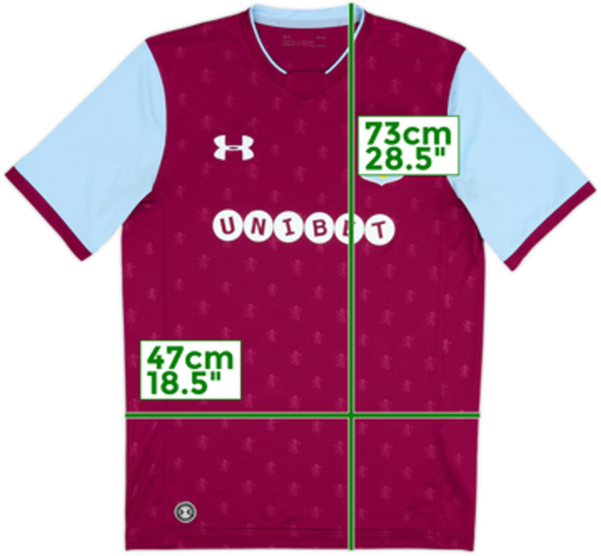 2017-18 Aston Villa Home Shirt - 7/10 - (L)