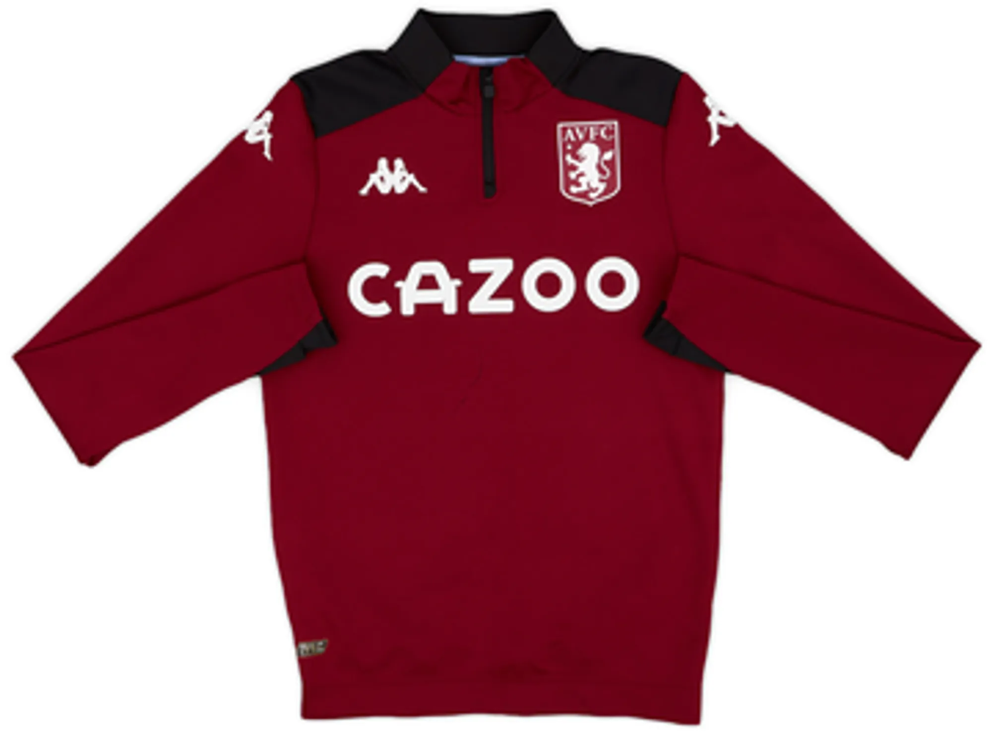 2021-22 Aston Villa Kappa 1/4 Zip Training Top - 6/10 - (S)