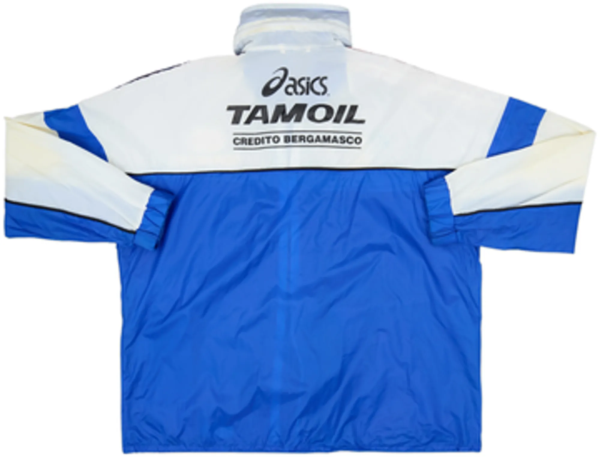 1995-97 Atalanta Player Issue Asics Hooded Rain Jacket - 8/10 - (XL)