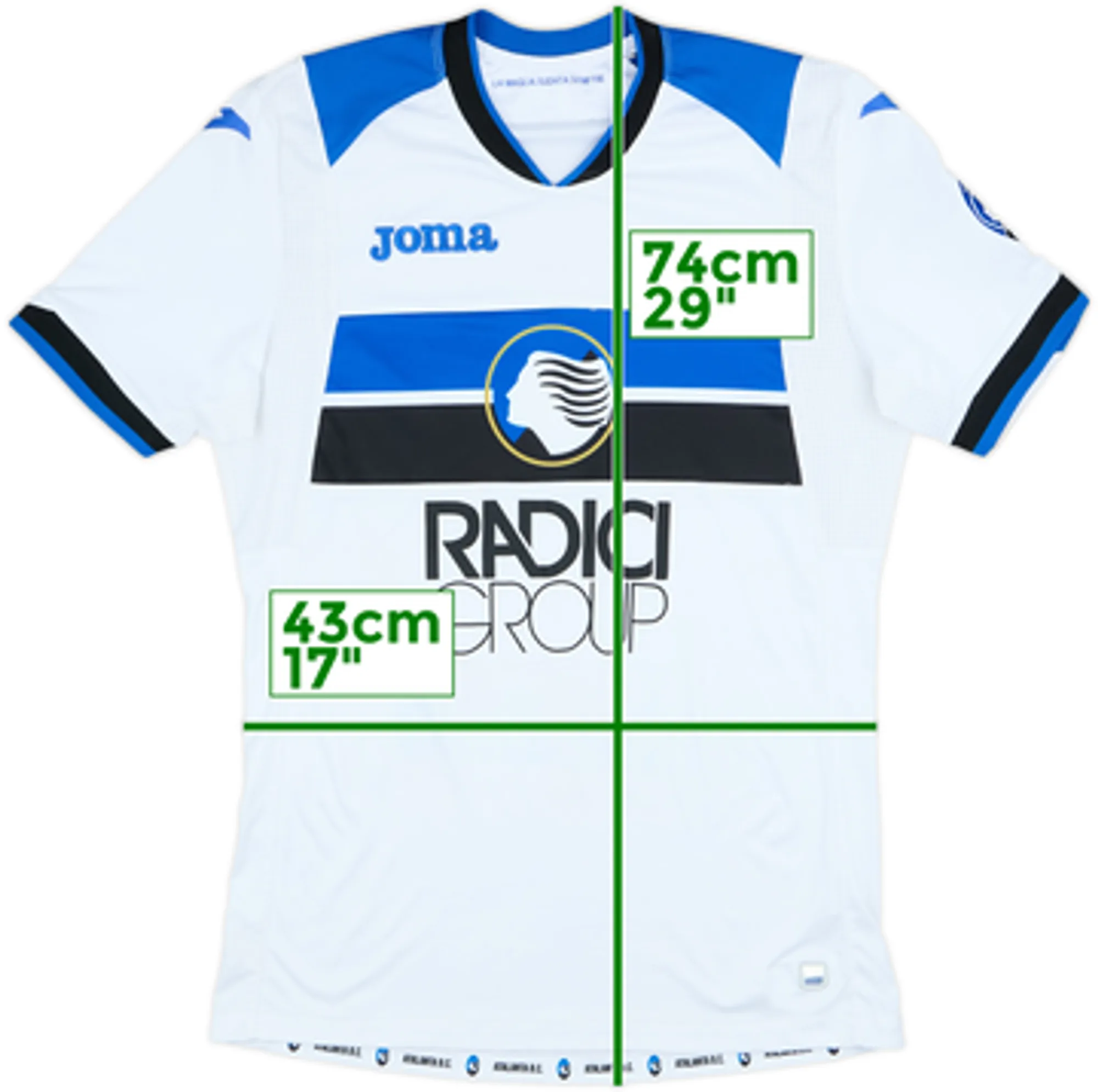 2018-19 Atalanta Away Shirt - 8/10 - (S)