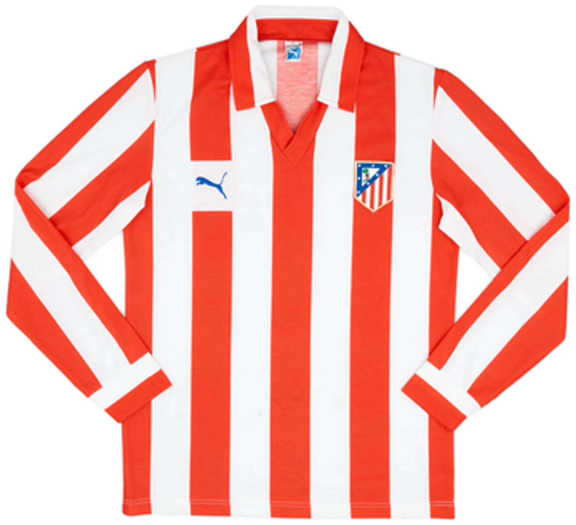 1983-85 Atletico Madrid Home L/S Shirt - 6/10 - (M)
