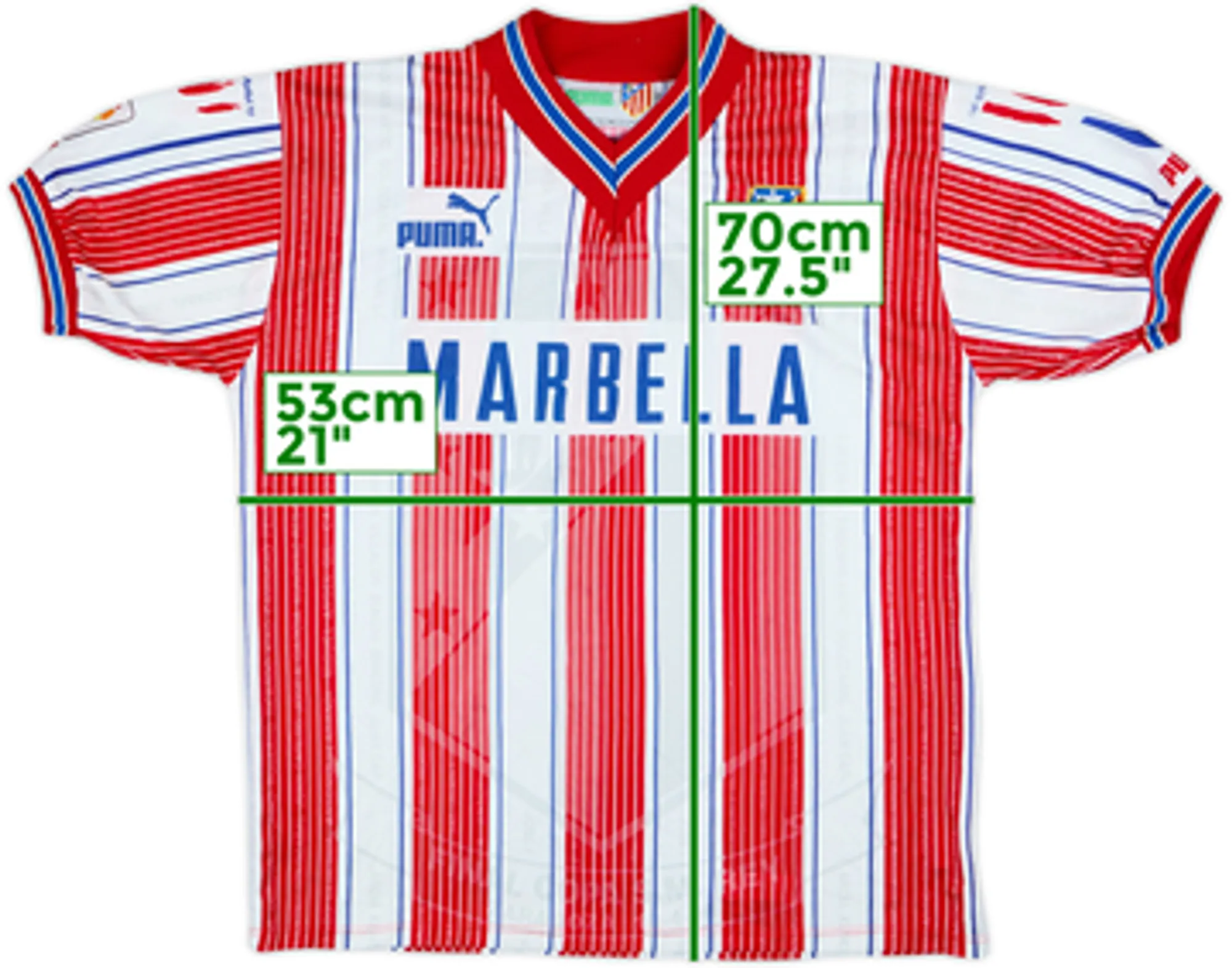 1995-96 Atletico Madrid Cup Home Shirt - 8/10 - (S)