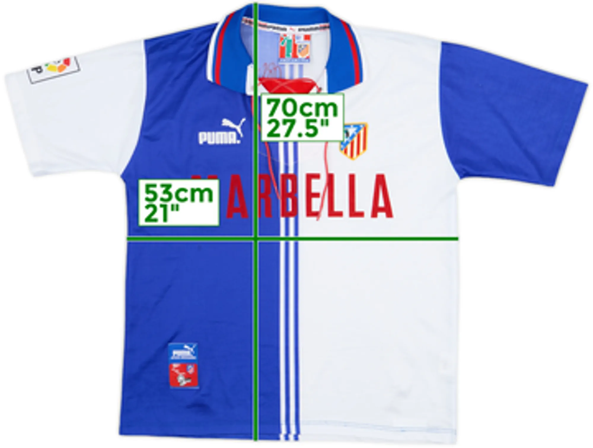 1997-98 Atletico Madrid Third Shirt - 8/10 - (S)