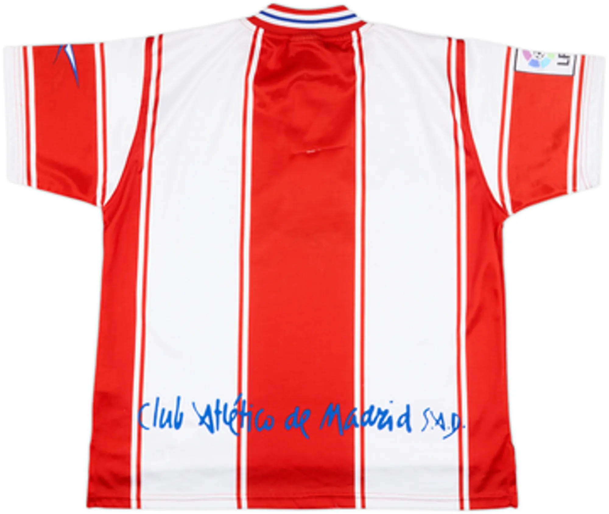1999-00 Atletico Madrid Home Shirt - 6/10 - (S)