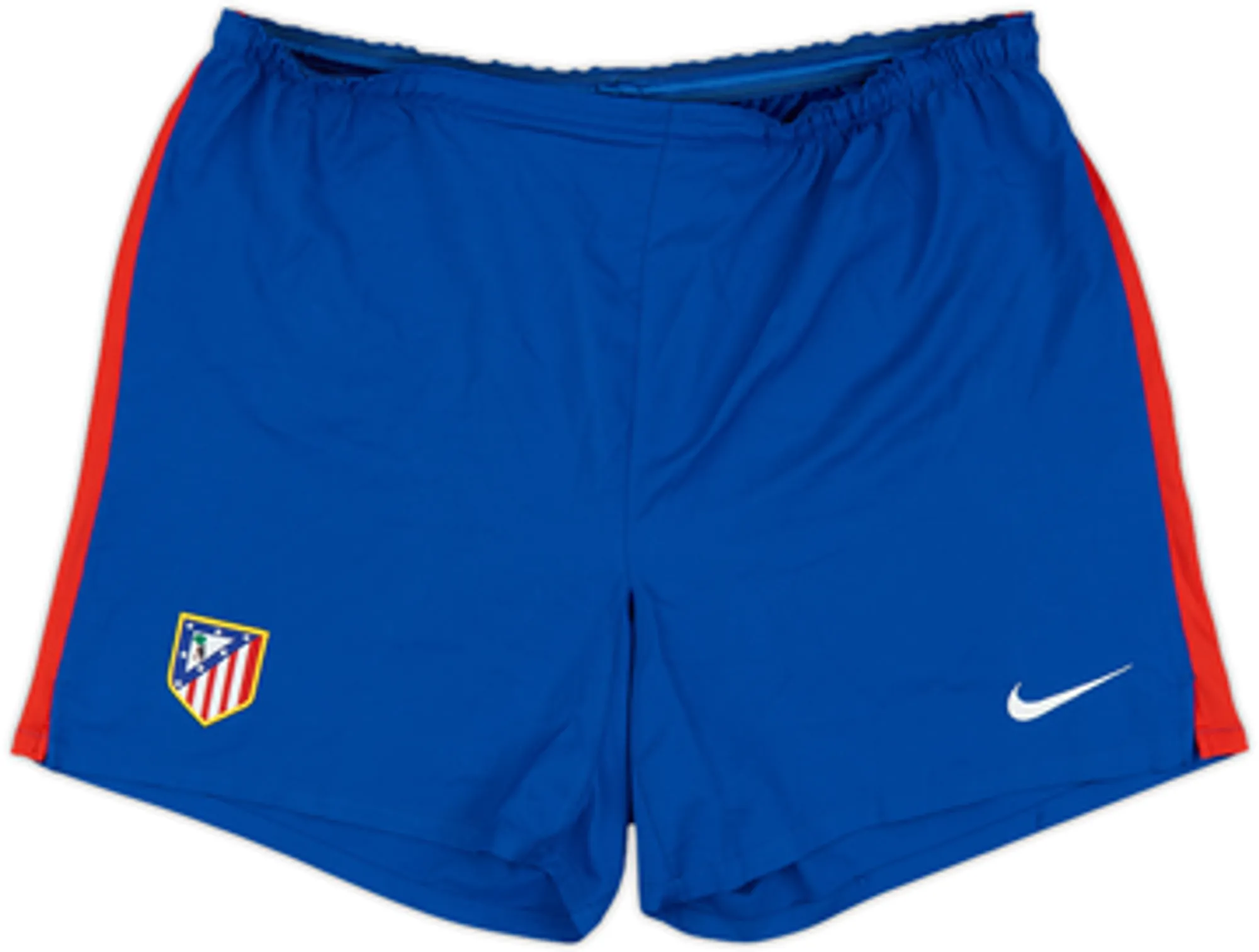2009-10 Atletico Madrid Player Issue Home Shorts - 8/10 - (XL)