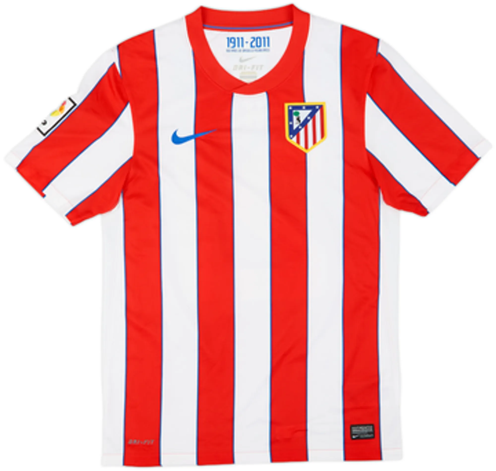 2011-12 Atletico Madrid Home Shirt Perea #21 - 6/10 - (S)