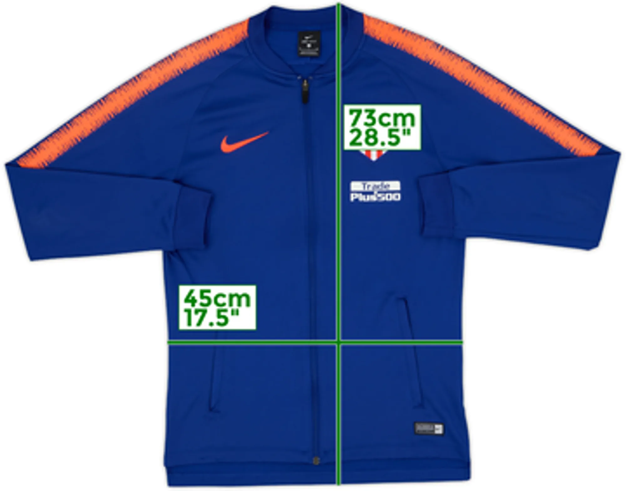 2018-19 Atletico Madrid Nike Track Jacket - 9/10 - (S)