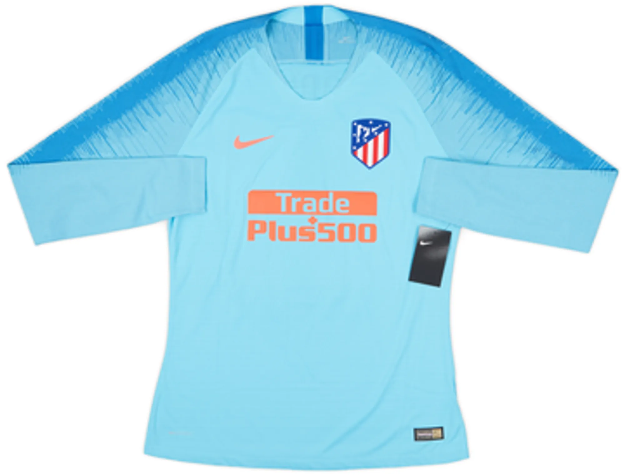 2018-19 Atletico Madrid Player Issue Away L/S Shirt Godin #2 (L)