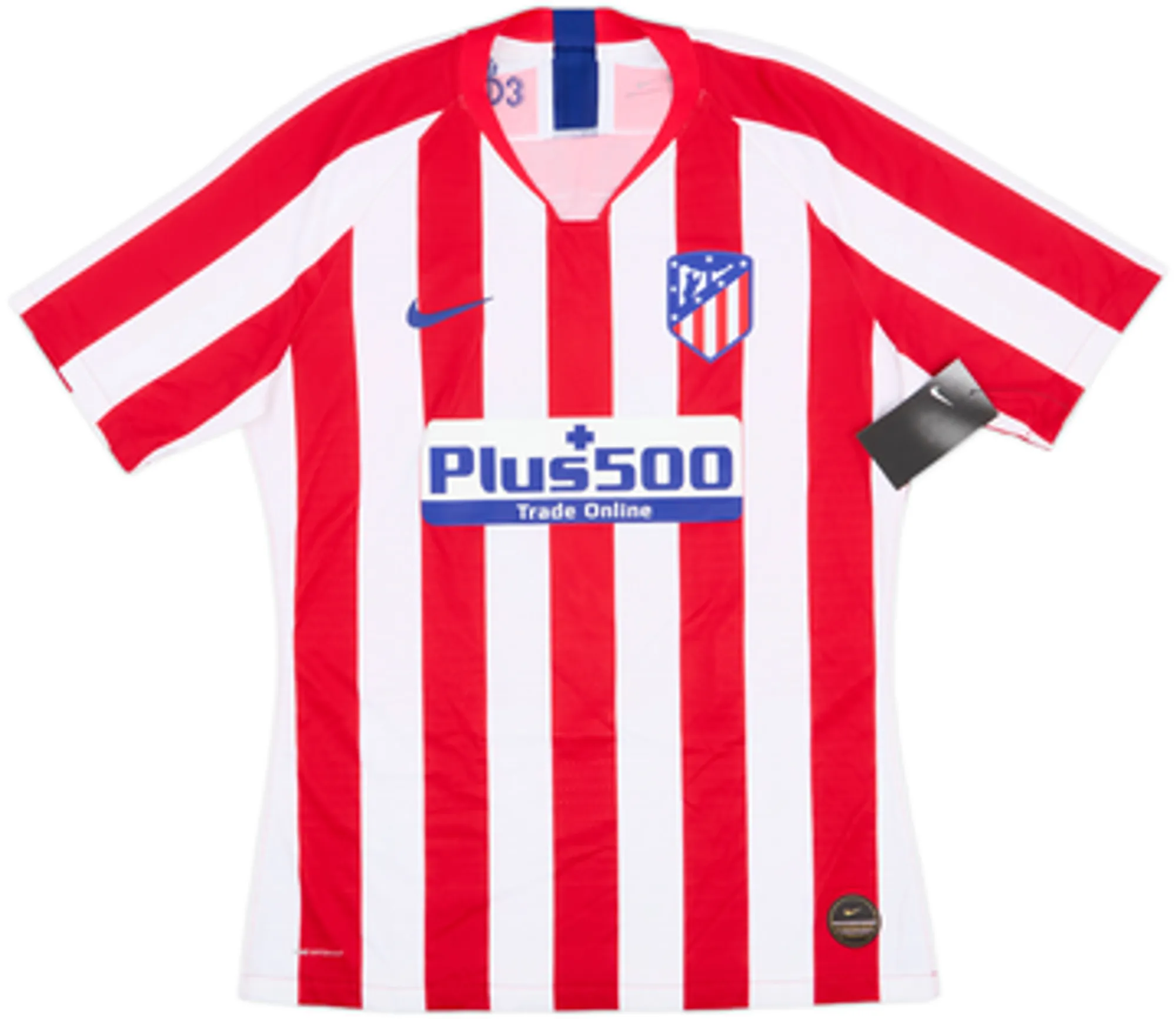 2019-20 Atletico Madrid Player Issue Domestic Home Shirt Diego Costa #19 (L)