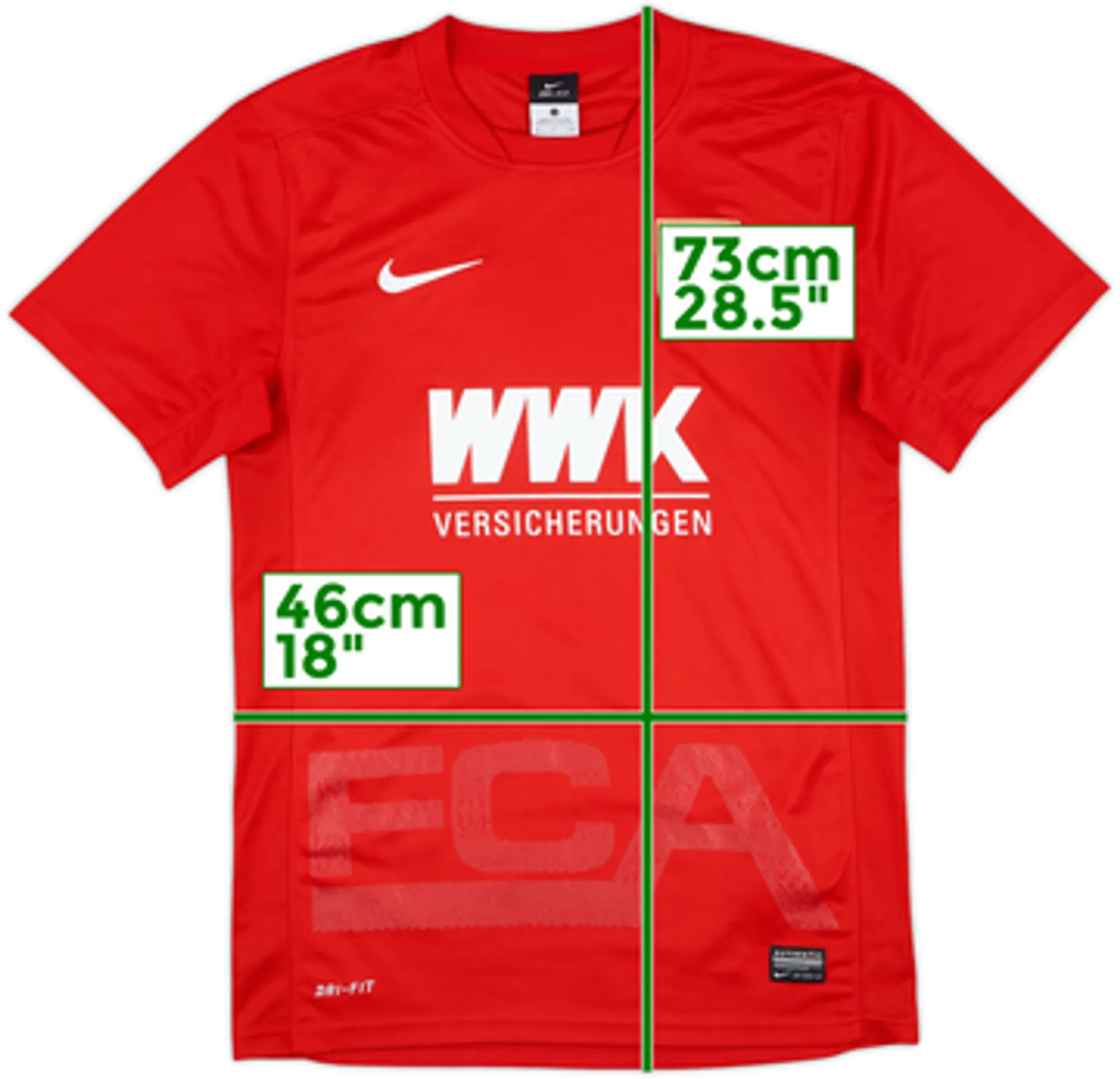 2015-16 Augsburg Away Shirt - 6/10 - (S)