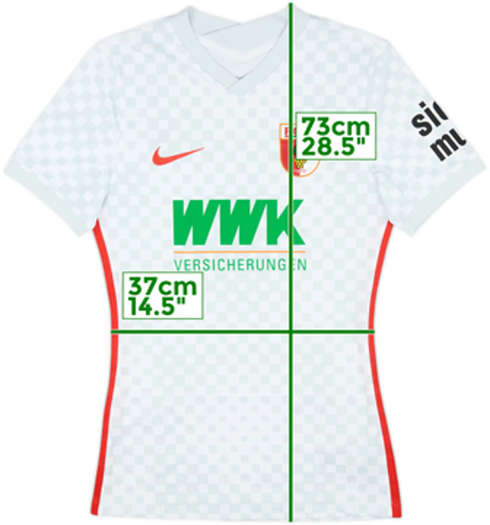 2021-22 Augsburg Away Shirt - 9/10 - (S)