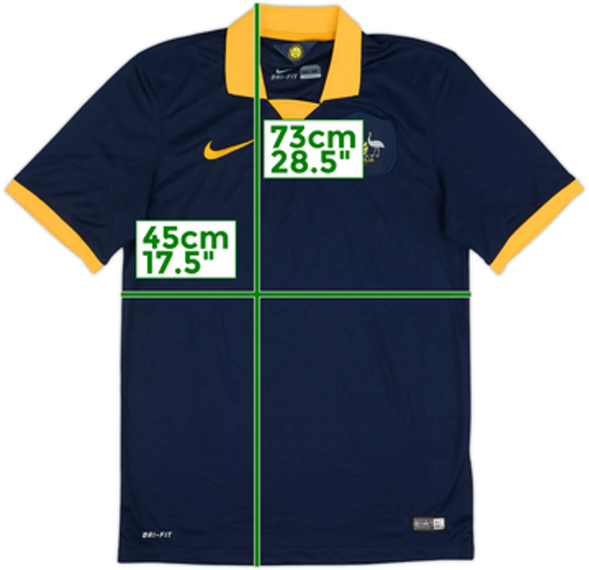 2014-16 Australia Away Shirt - 8/10 - (XL)
