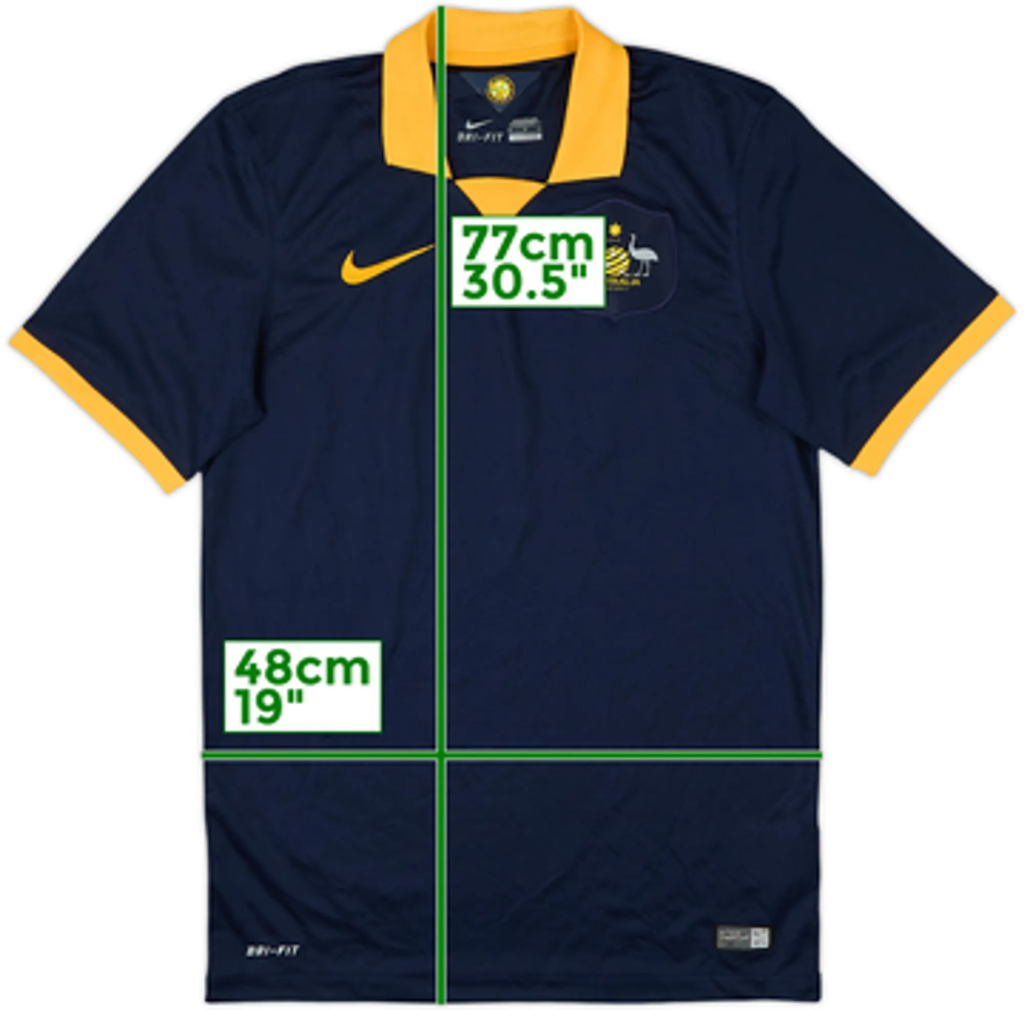 2014-16 Australia Away Shirt - 10/10 - (S)