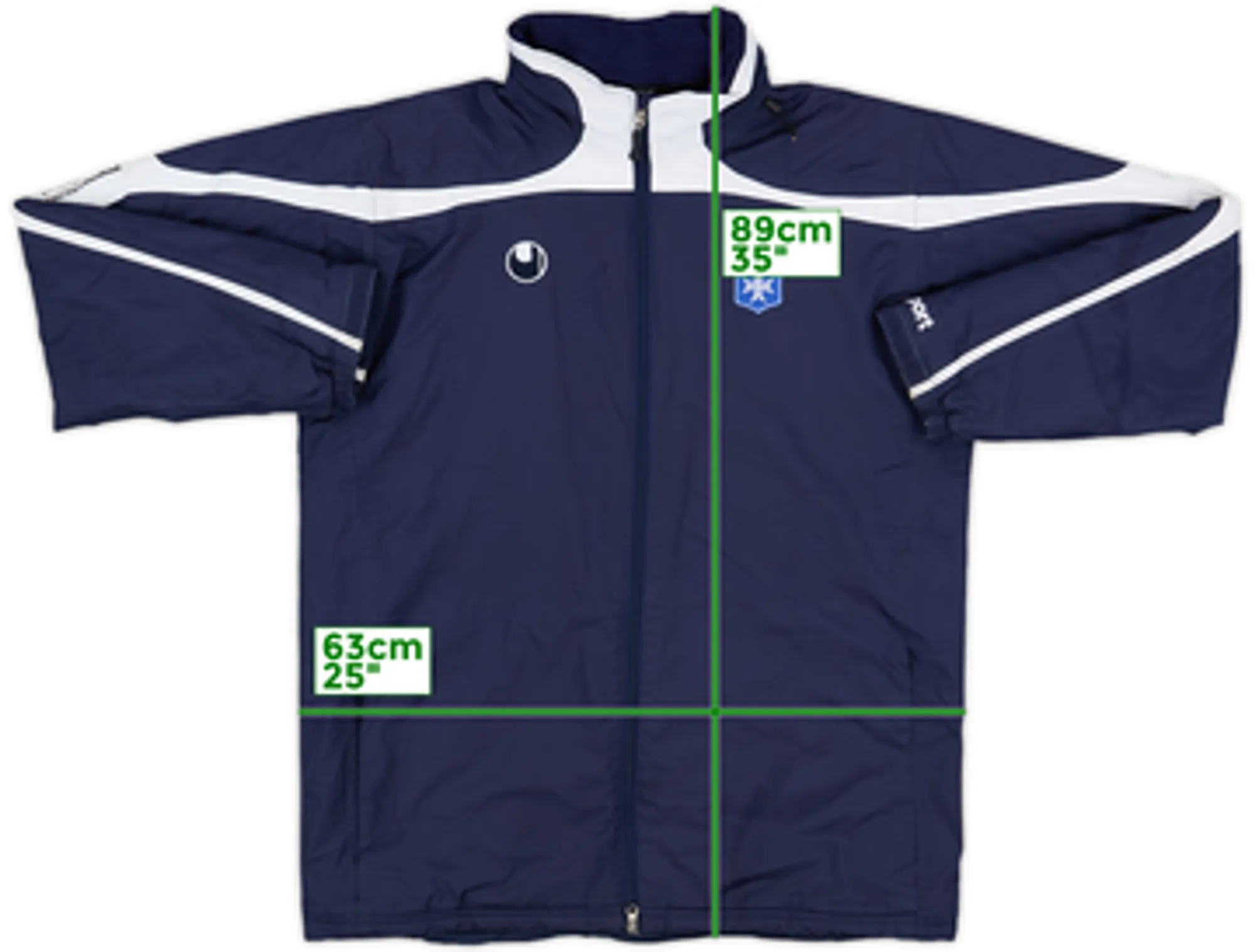 2004-05 Auxerre Uhlsport Padded Bench Coat - 6/10 - (L)