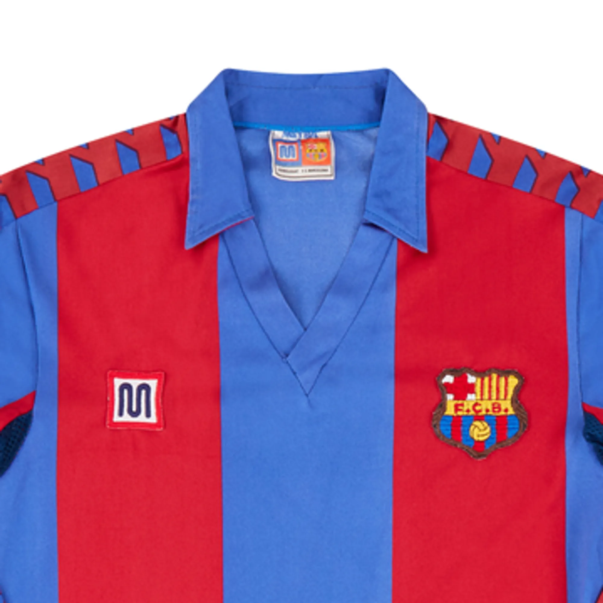 1984-89 Barcelona Home L/S Shirt - 8/10 - (Y)