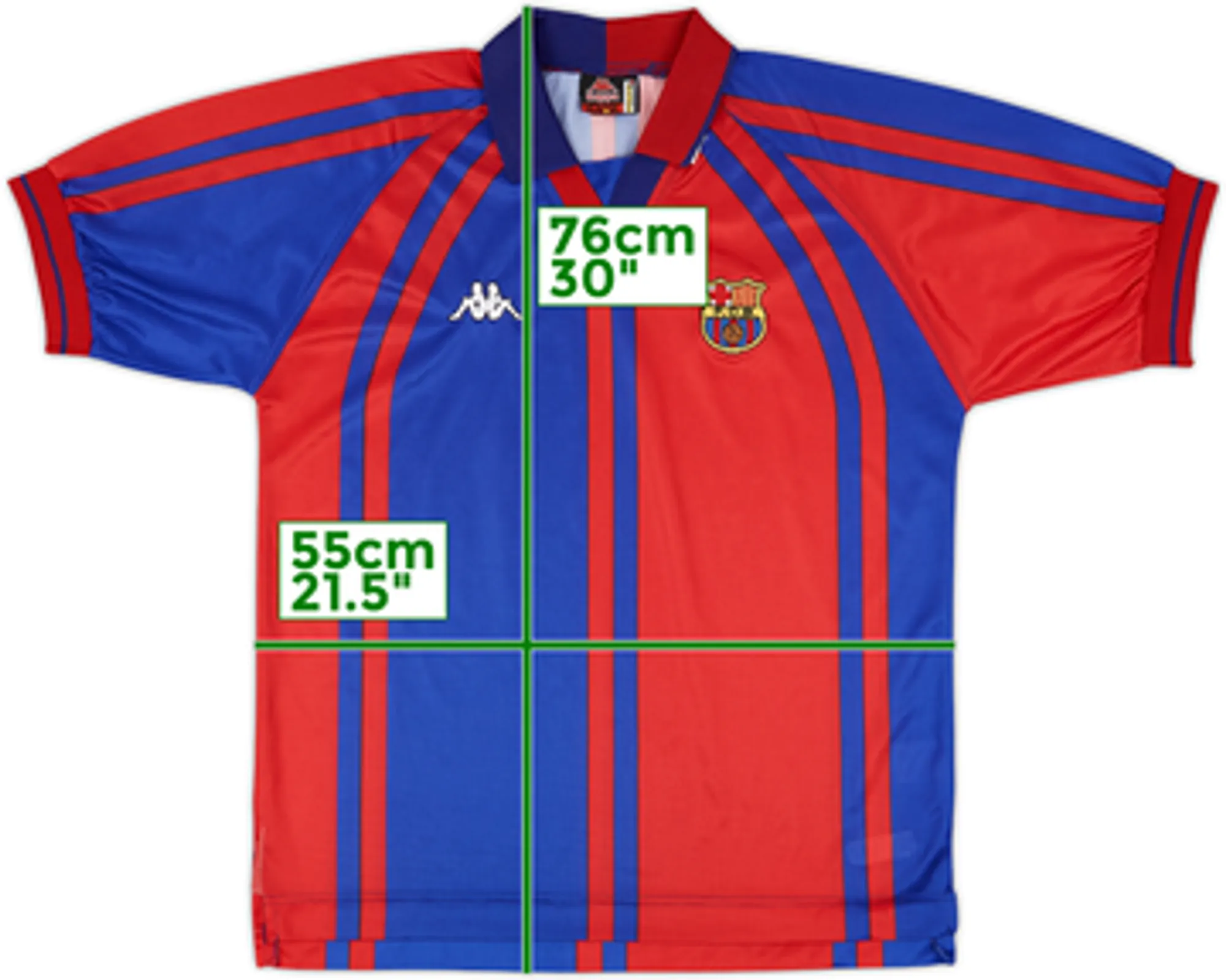1997-98 Barcelona European Home Shirt - 9/10 - (L)