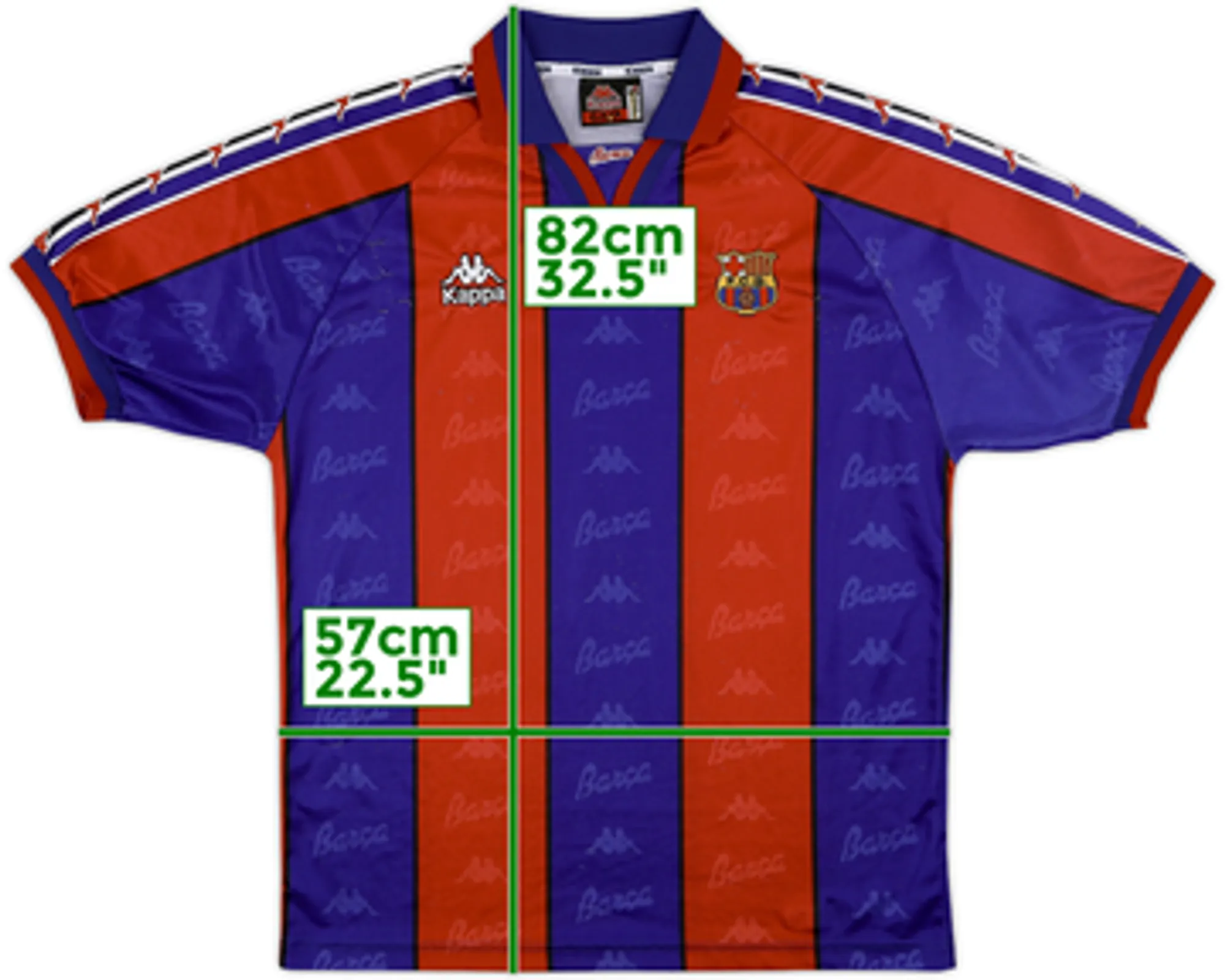 1995-97 Barcelona Home Shirt - 8/10 - (L)