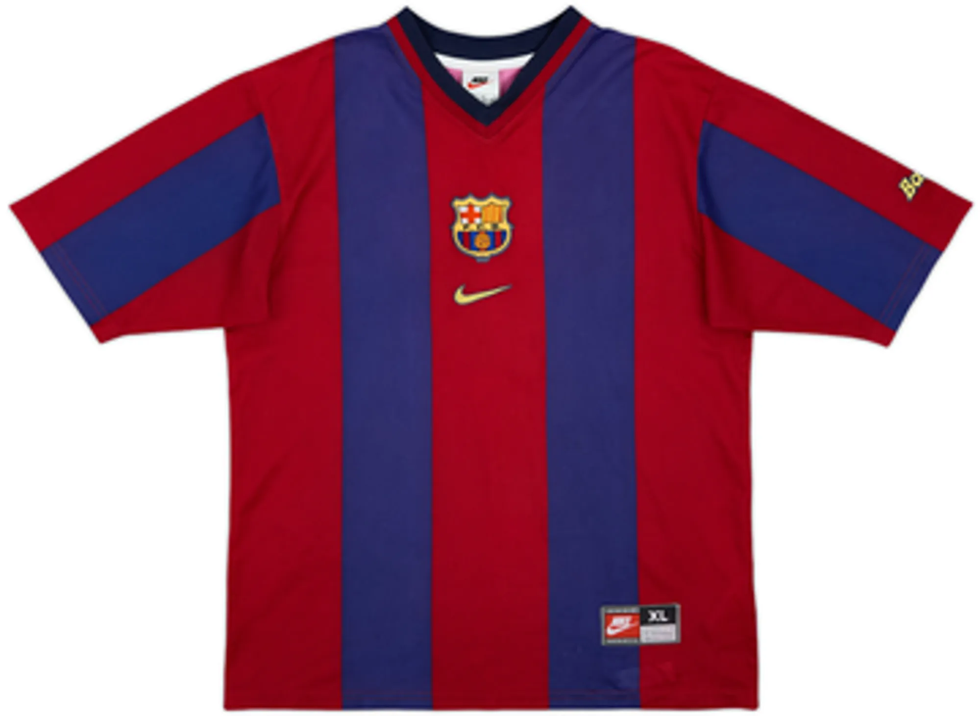 1998-00 Barcelona Basic Home Shirt Rivaldo #11 - 8/10 - (M)