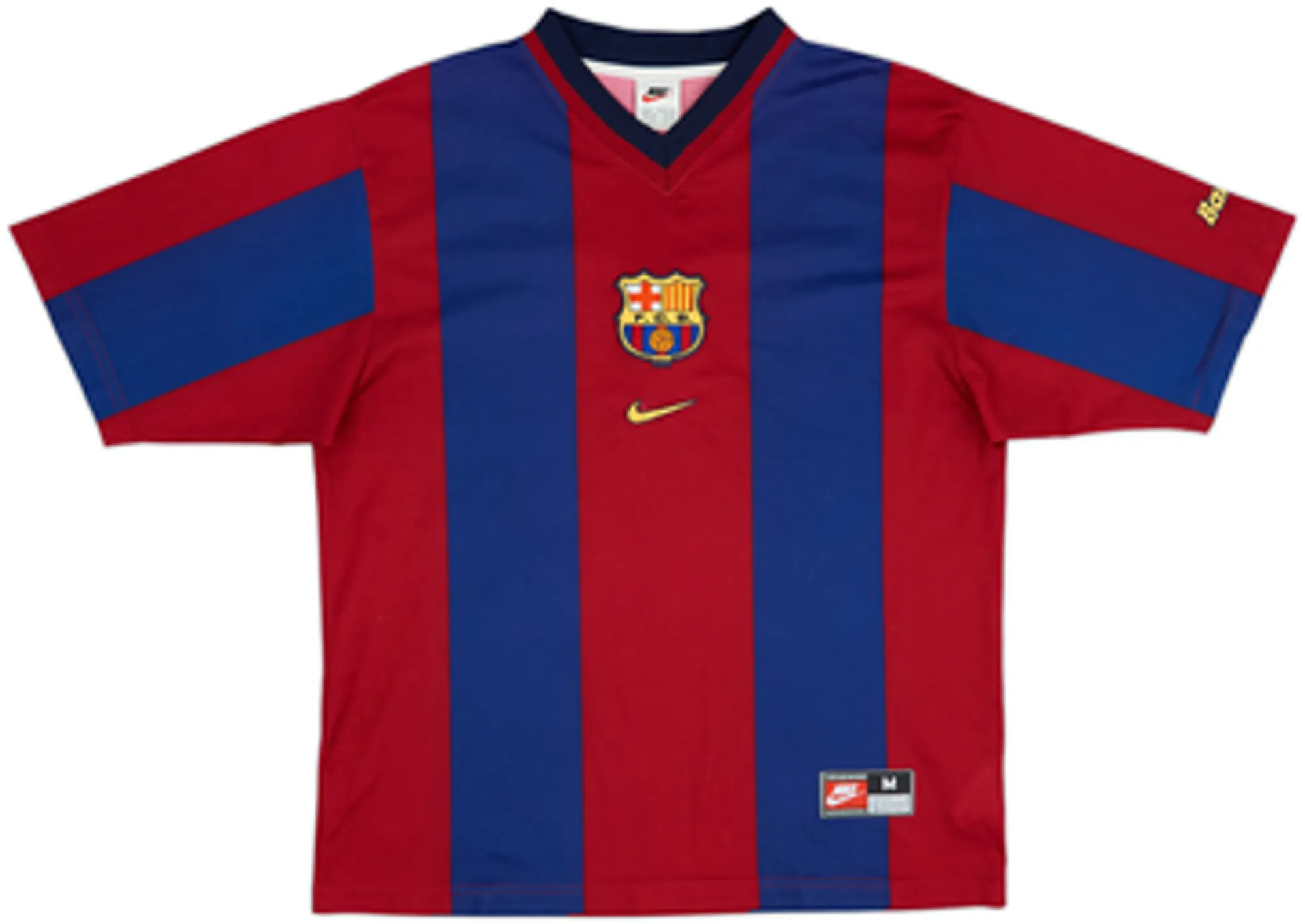 1998-00 Barcelona Basic Home Shirt Rivaldo #11 - 9/10 - (L)