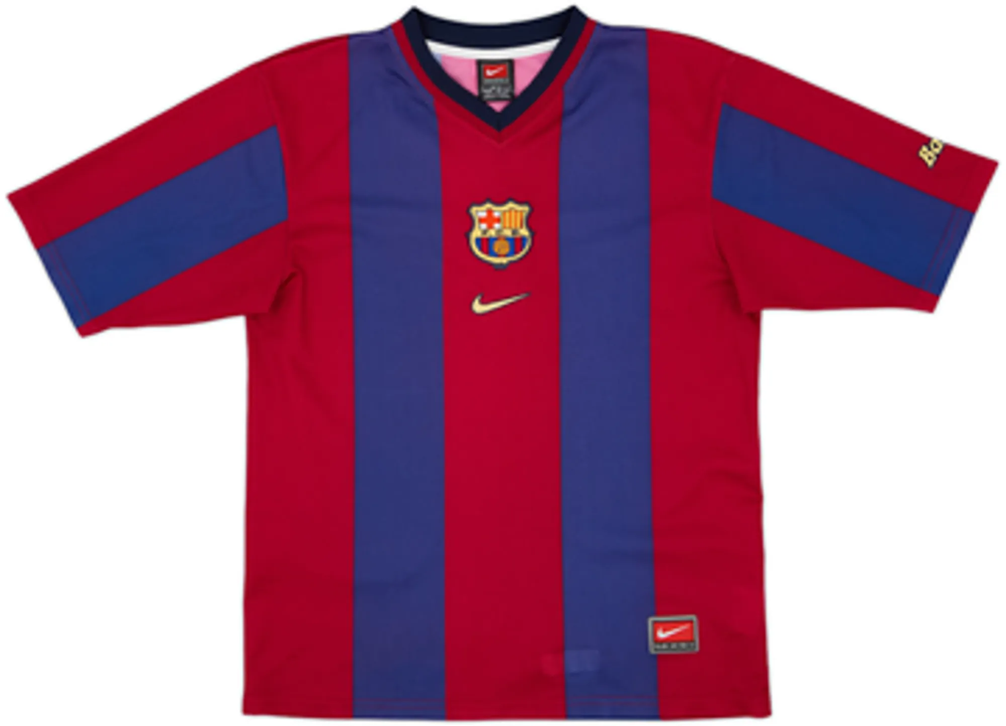 1998-00 Barcelona Home Shirt Rivaldo #11 - 9/10 - (L)