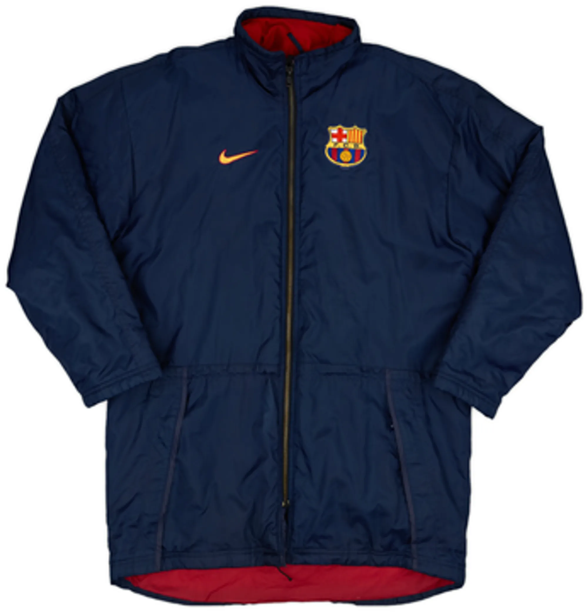 1998-99 Barcelona Nike Padded Bench Coat - 5/10 - (S)