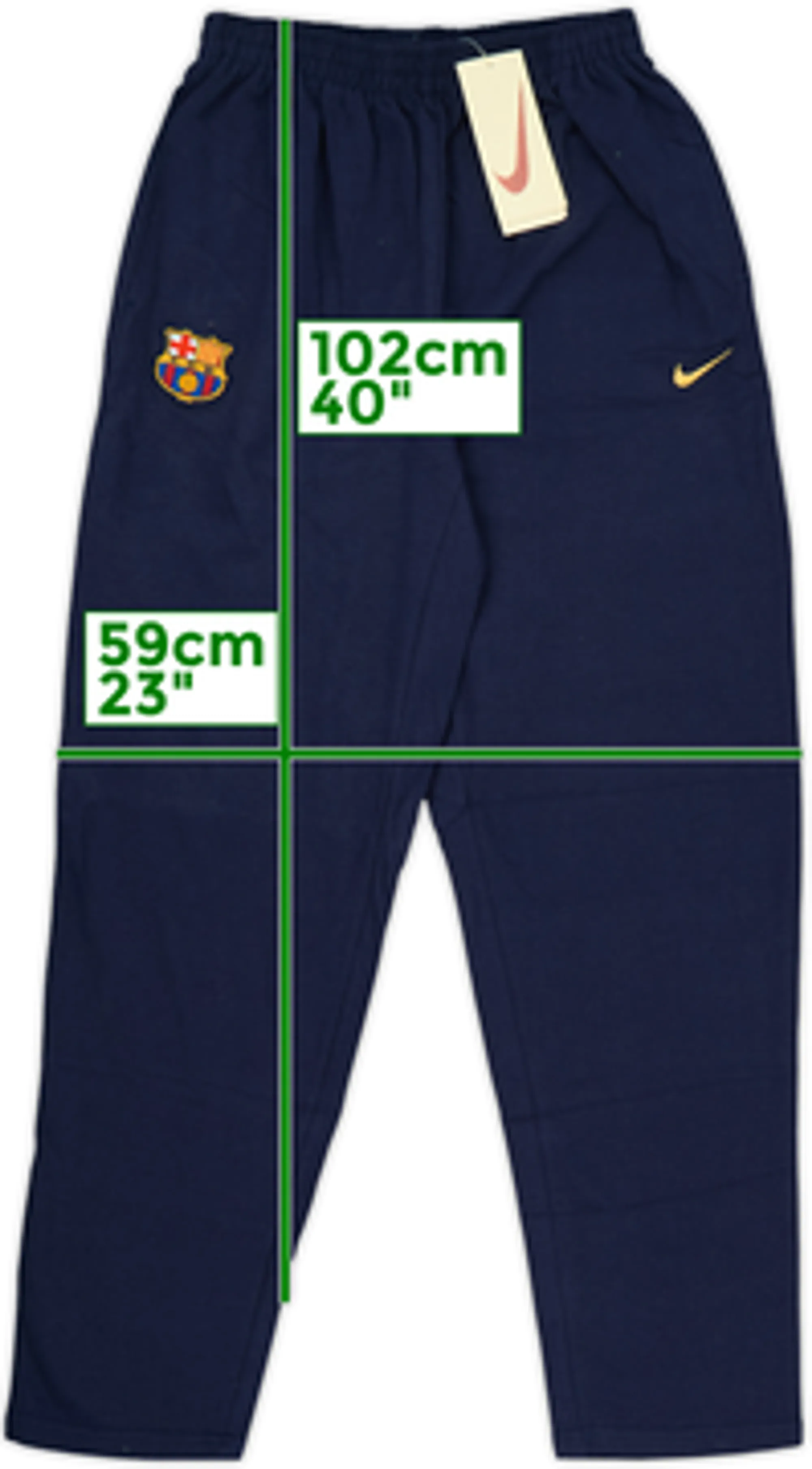 1999-00 Barcelona Nike Track Pants/Bottoms (L)