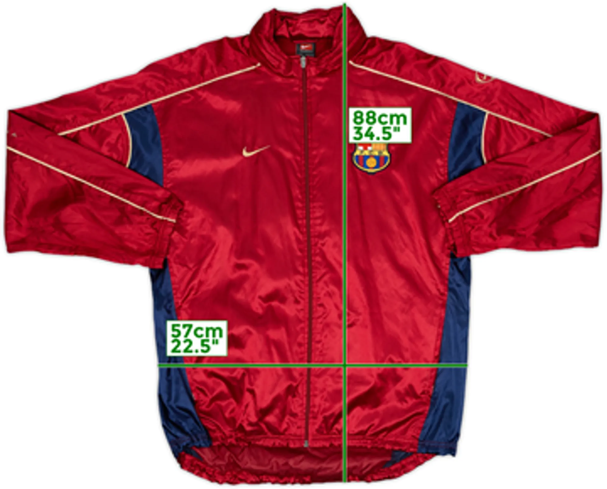 2001-02 Barcelona Nike Track Jacket - 10/10 - (L)